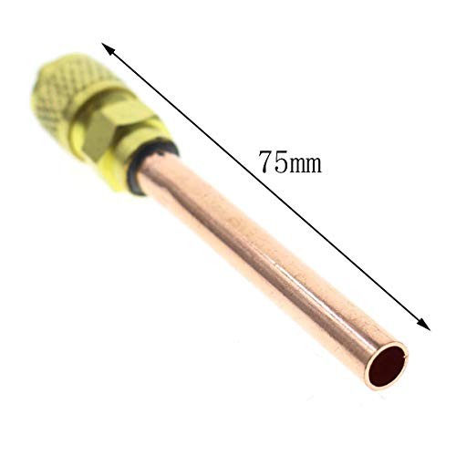 10PCS Stem HVAC AC Schrader System Vacuum 1/4&Prime; SAE1/4&Prime; OD2.75&Prime; AC