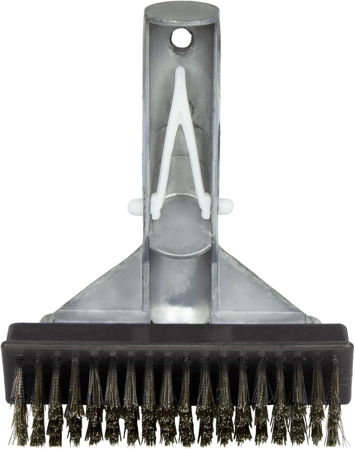 20178 Aluminum-Back Swimming Pool Algae Brush with 5-Inch Steel Brush1