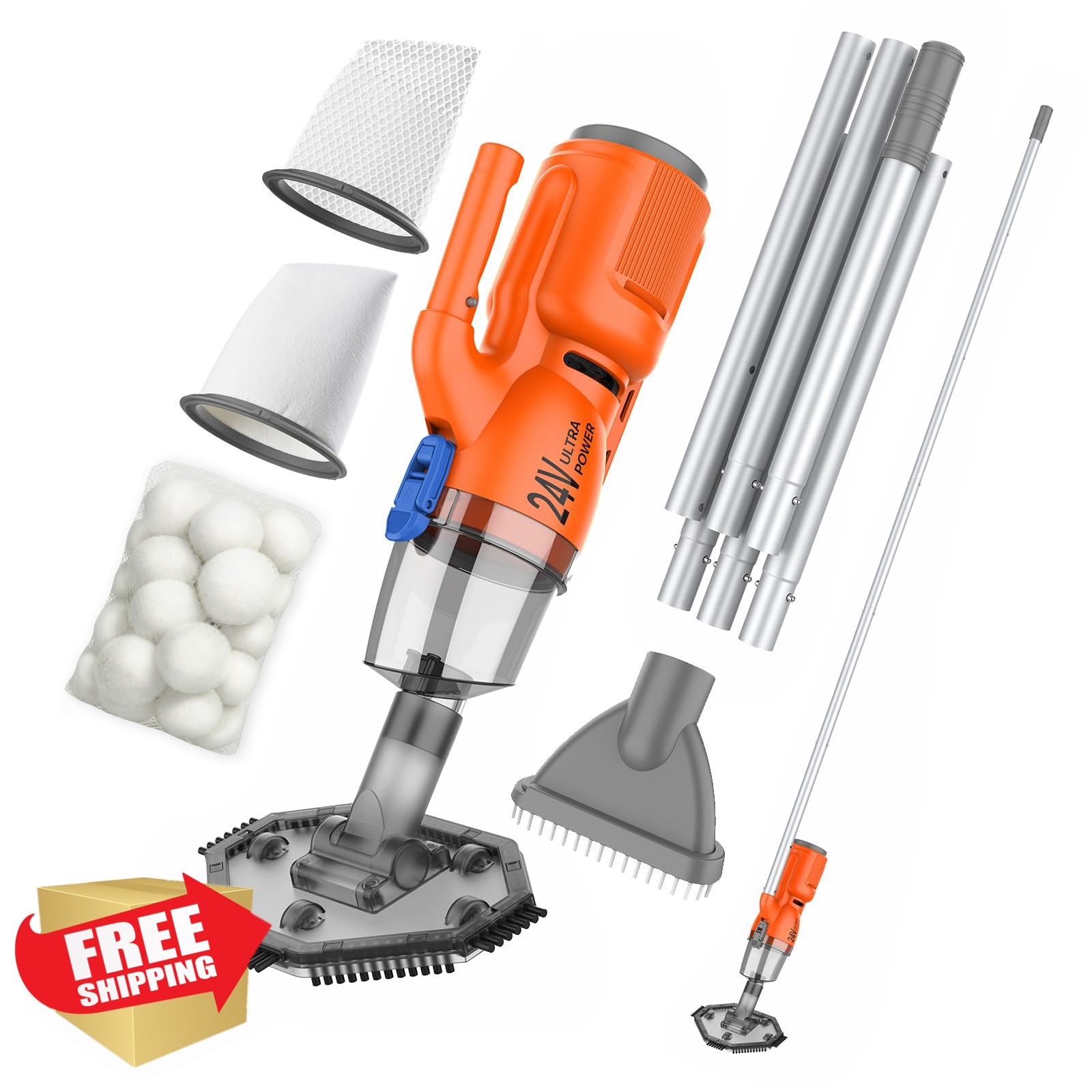 NOVOQUE Pool Vacuum 24V ULTRA 65W