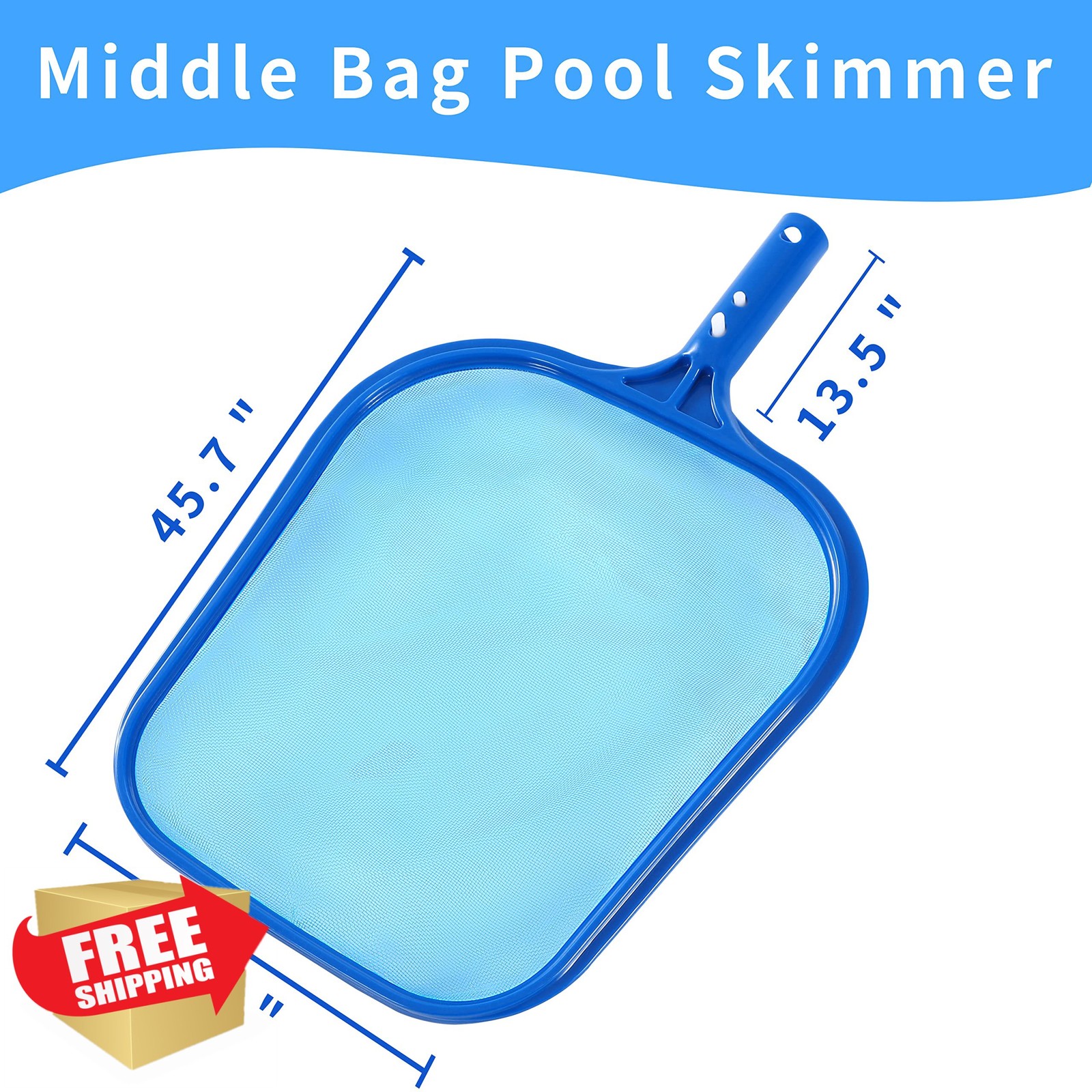 Loiyadn Pool Skimmer Light Blue