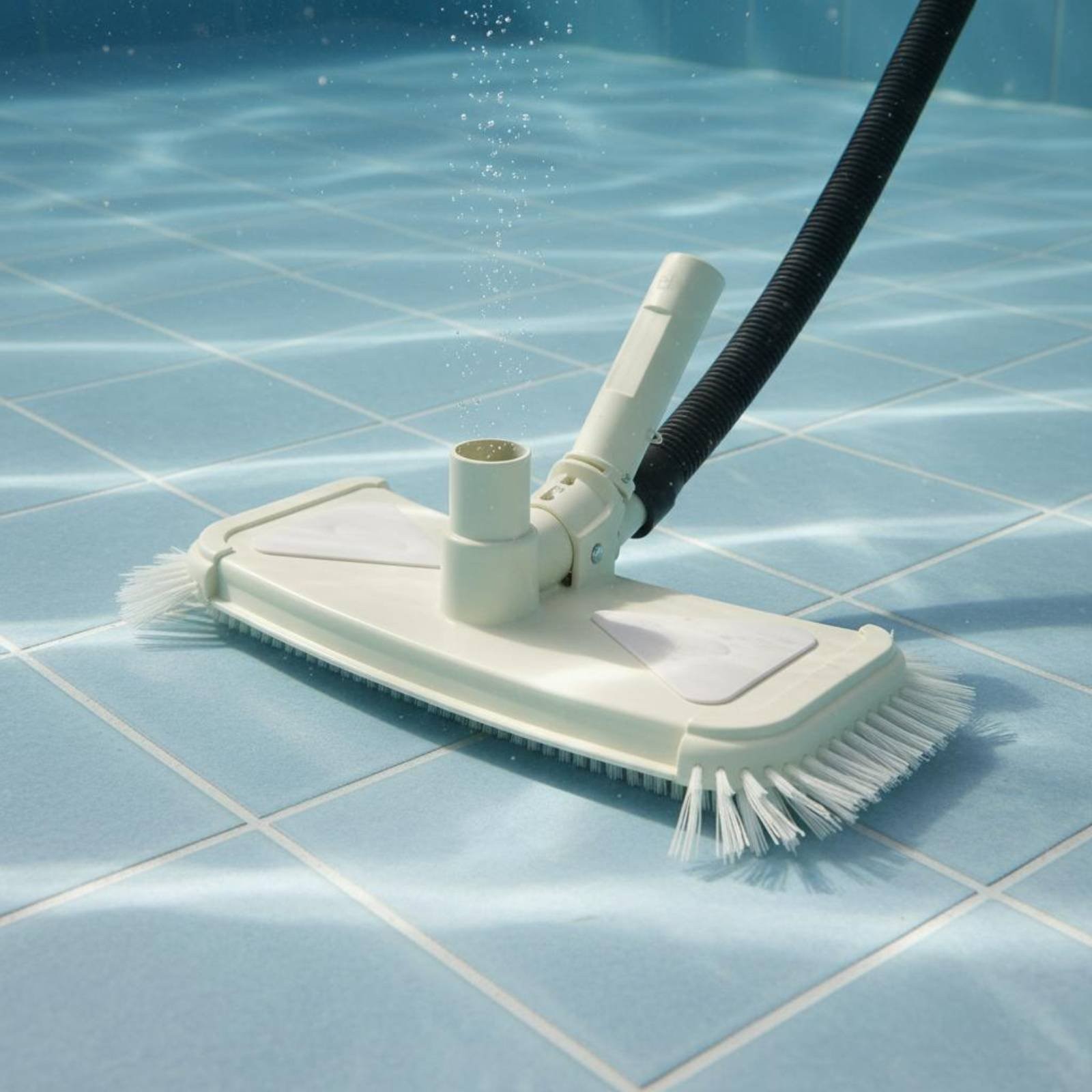 Pool Vacuum Head with Brush Bottom Cleaning Wide Pool Vacuum Head