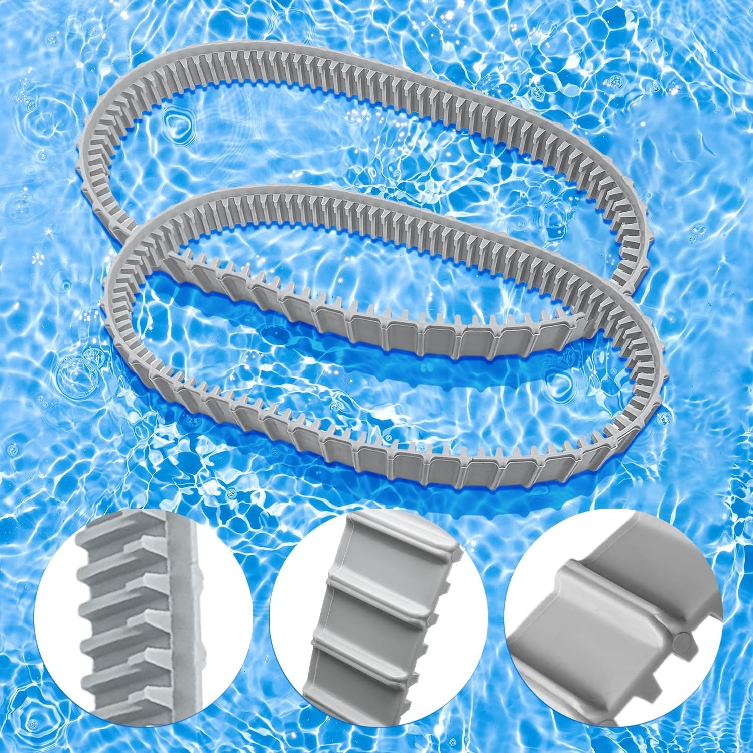 deawater Replacement Gray Tracks for Maytronics Dolphin Cleaners 9983152-R2