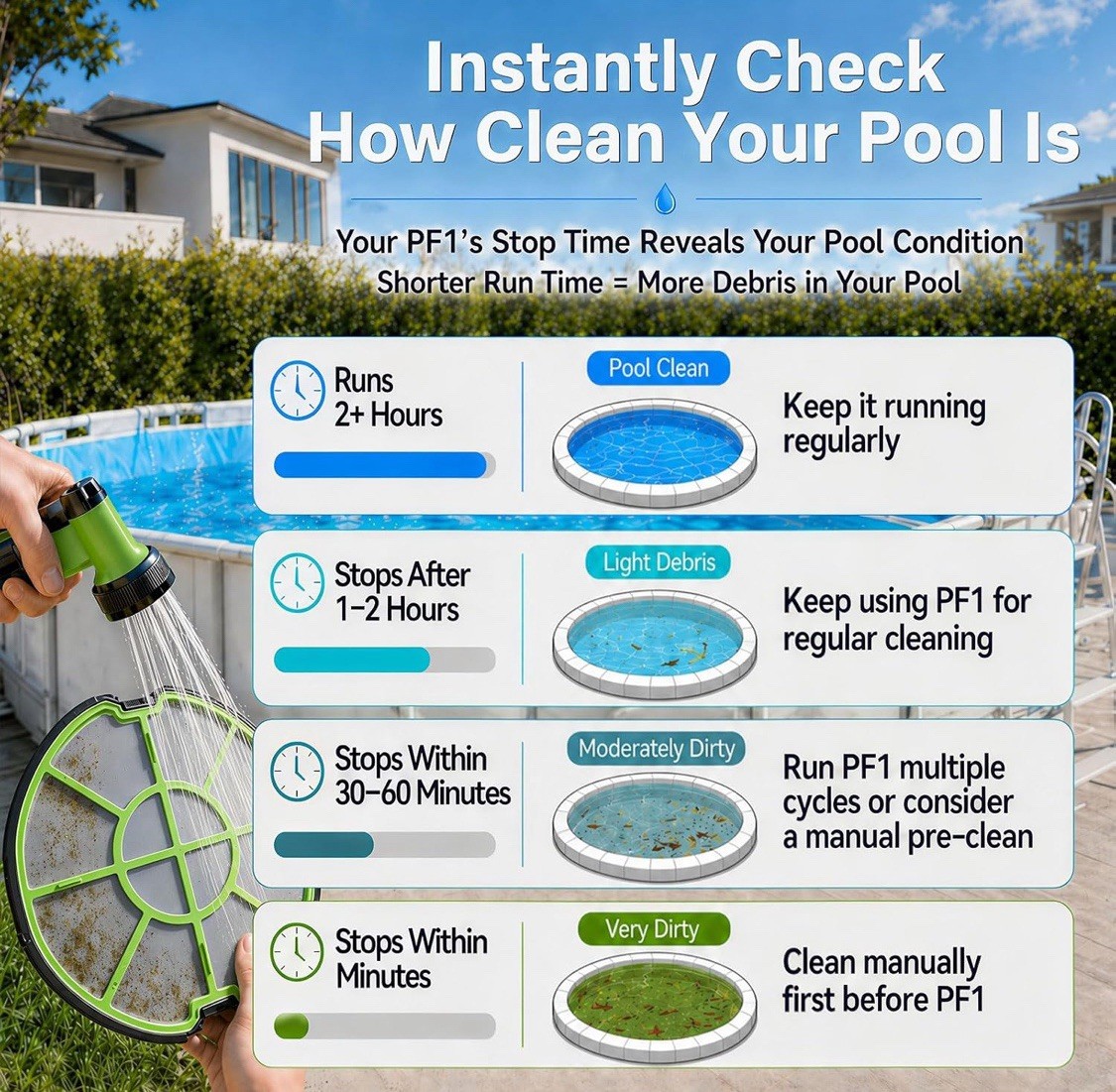 Pool Robot Vacuum Cleaner Robotic Floor Cleaner Cordless for Pool Maintenance