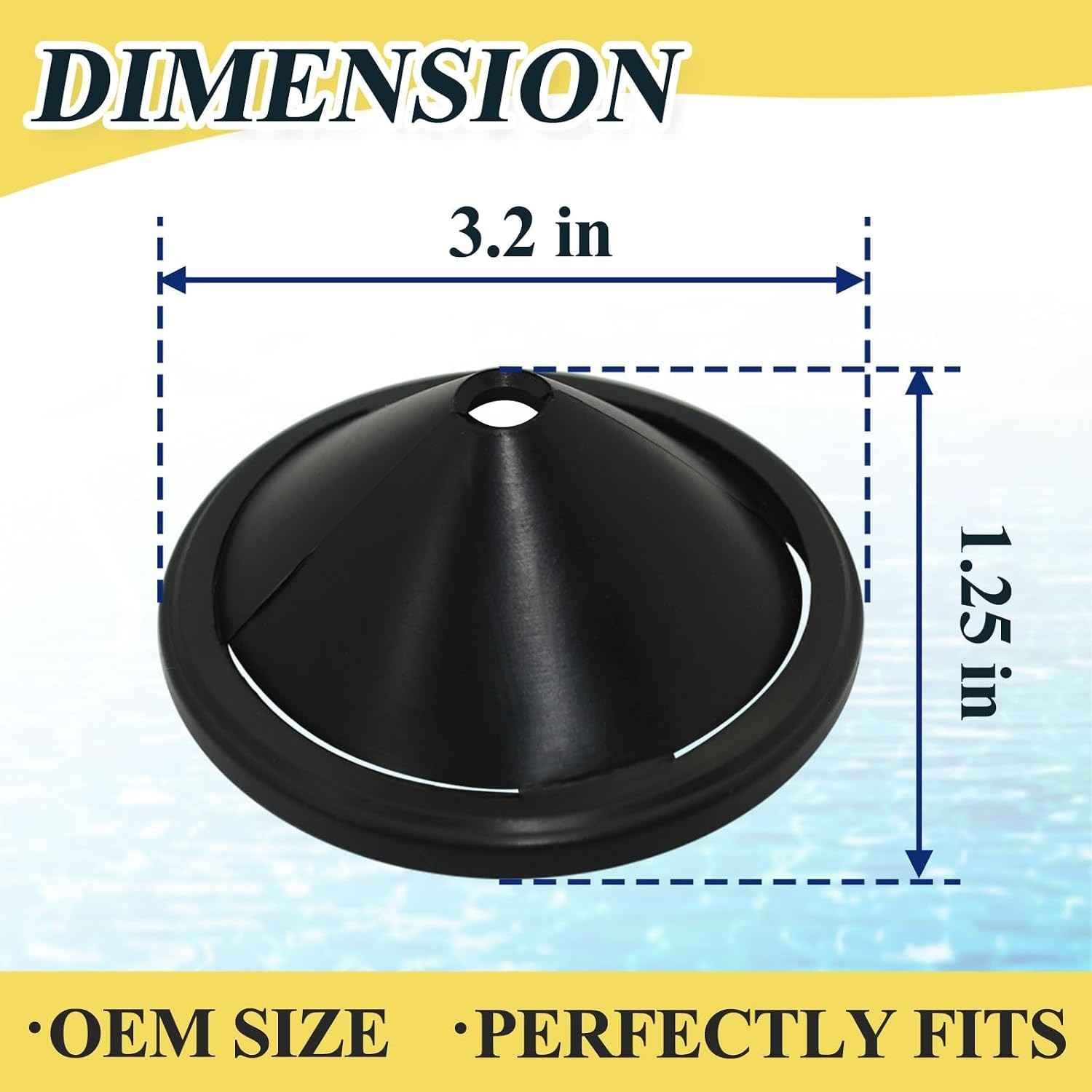 4Pcs Debris Valve Replacement for Automatic Pool and Spa Cleaner, Rubber Flap…