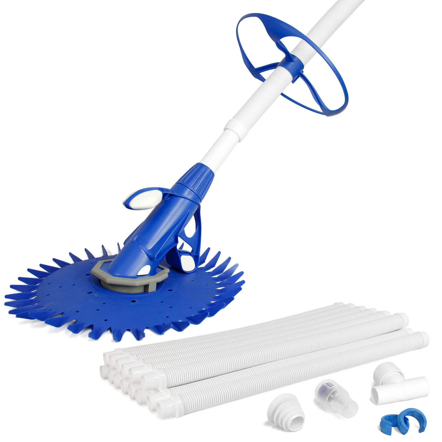 Pro Automatic Swimming Pool Vacuum Cleaner Powerful Water Suction Removes Debris
