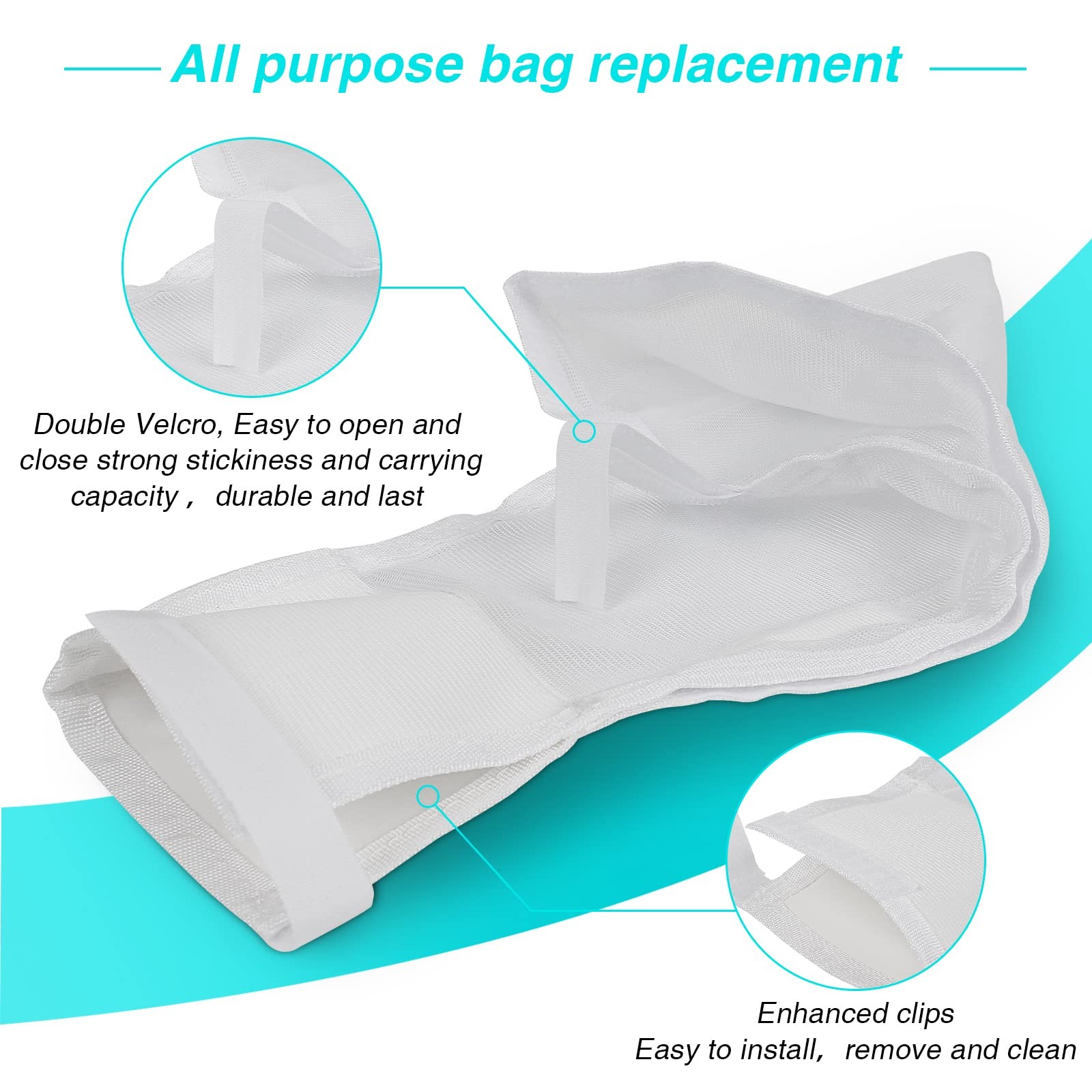 Pokin All Purpose Bag for Polaris 180 Pool Cleaner, A16,…