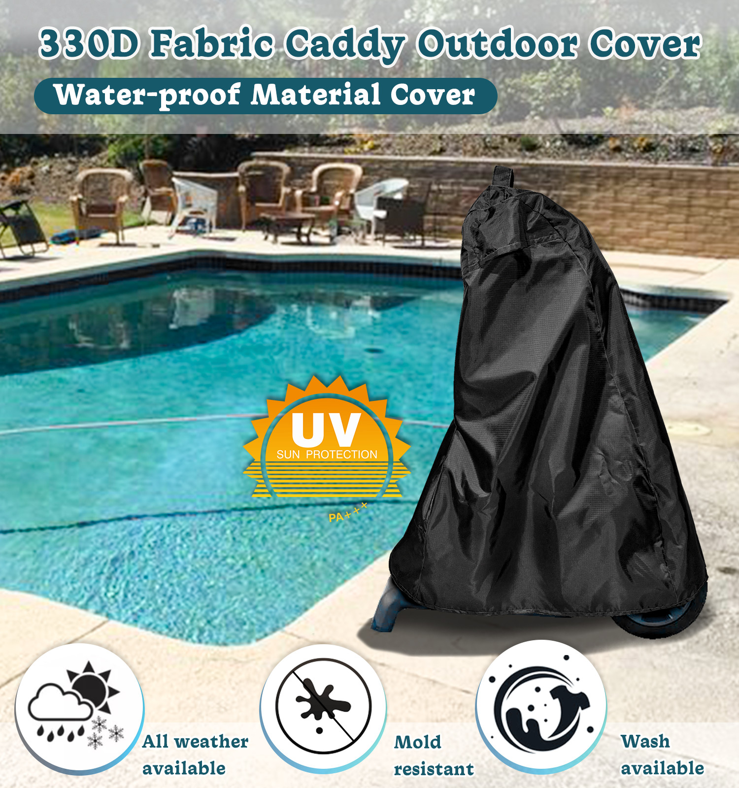 9991794-R1 Replace for Maytronics Caddy Cover Fit for Dolphin Pool Vacuum Caddy