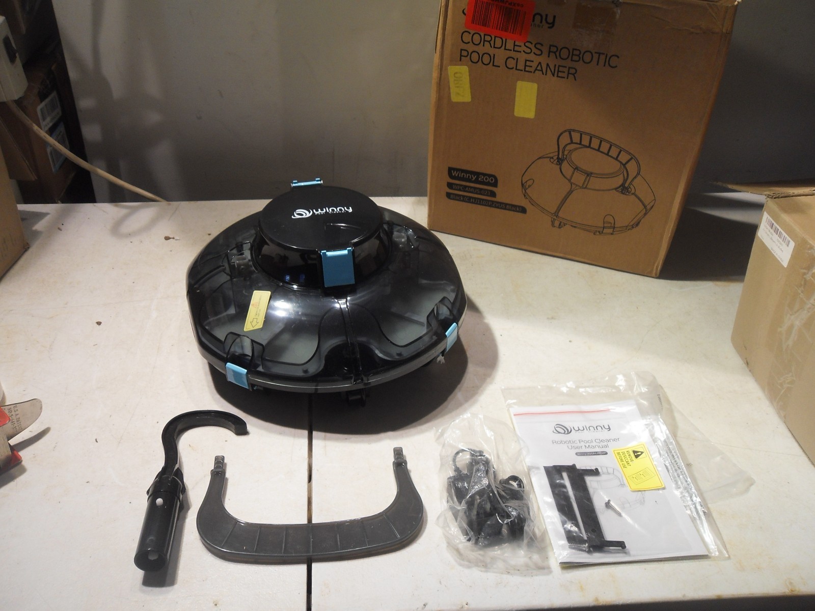 Winny 200 Cordless Robotic Pool Cleaner Lasts 90 Min to 660 Sq.ft 2026 Upgrade