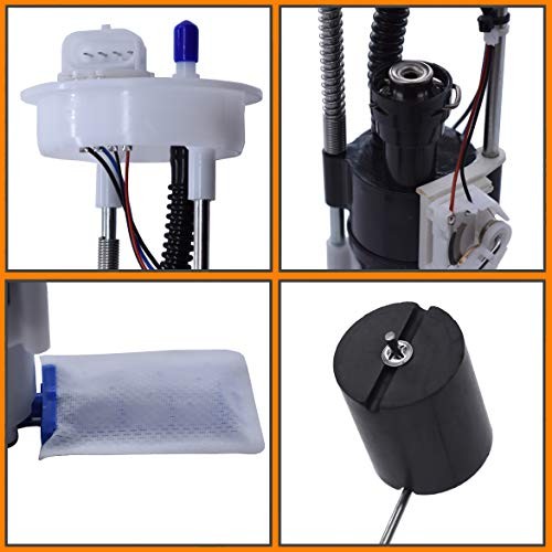 Electric Fuel Pump Assembly with Tank Seal Replacement for Polaris GEM 2521307