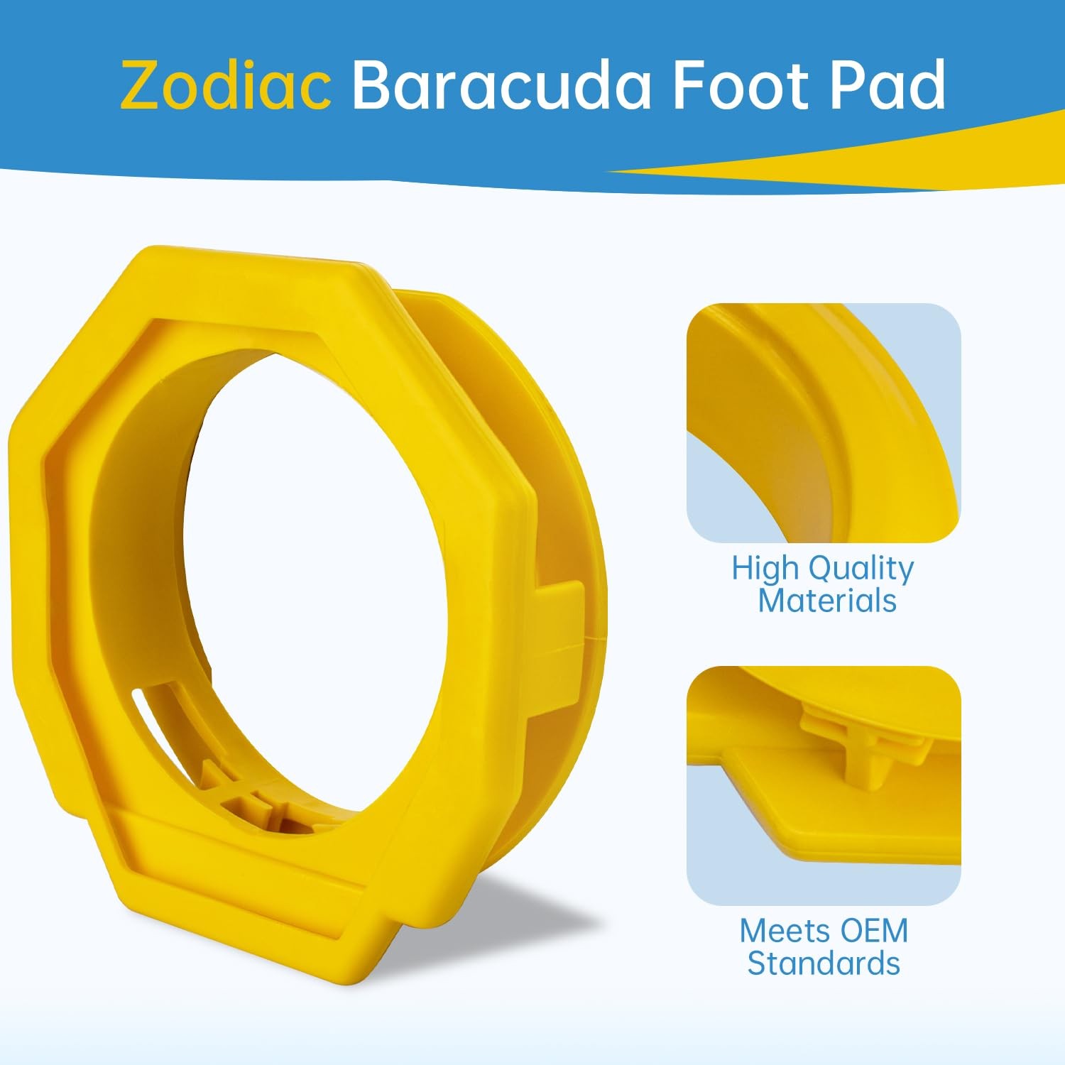 W70327 Pool Cleaner Foot Pad Compatible with Zodiac BaracudaG2，G3, G3 Pro,G4 …