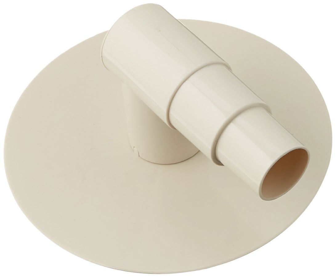 Pool Skimmer Vacuum Plate Elbow Low Profile White Adapter Hose 1.25 1.5 Inch