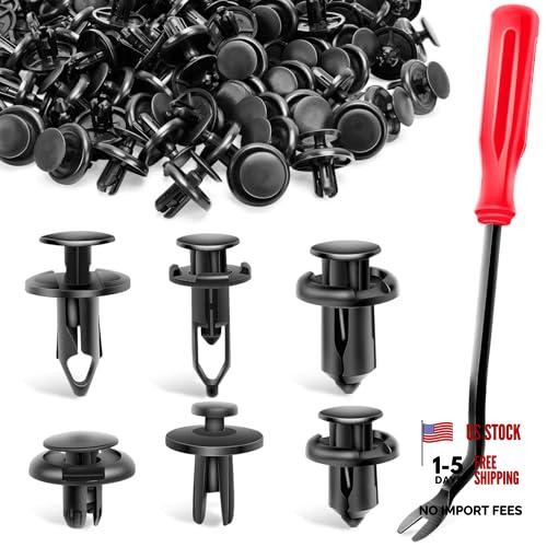 Car Retainer For GM Ford Toyota Honda Chrysler – 120 Clips 6.3mm 8mm 9mm 10mm