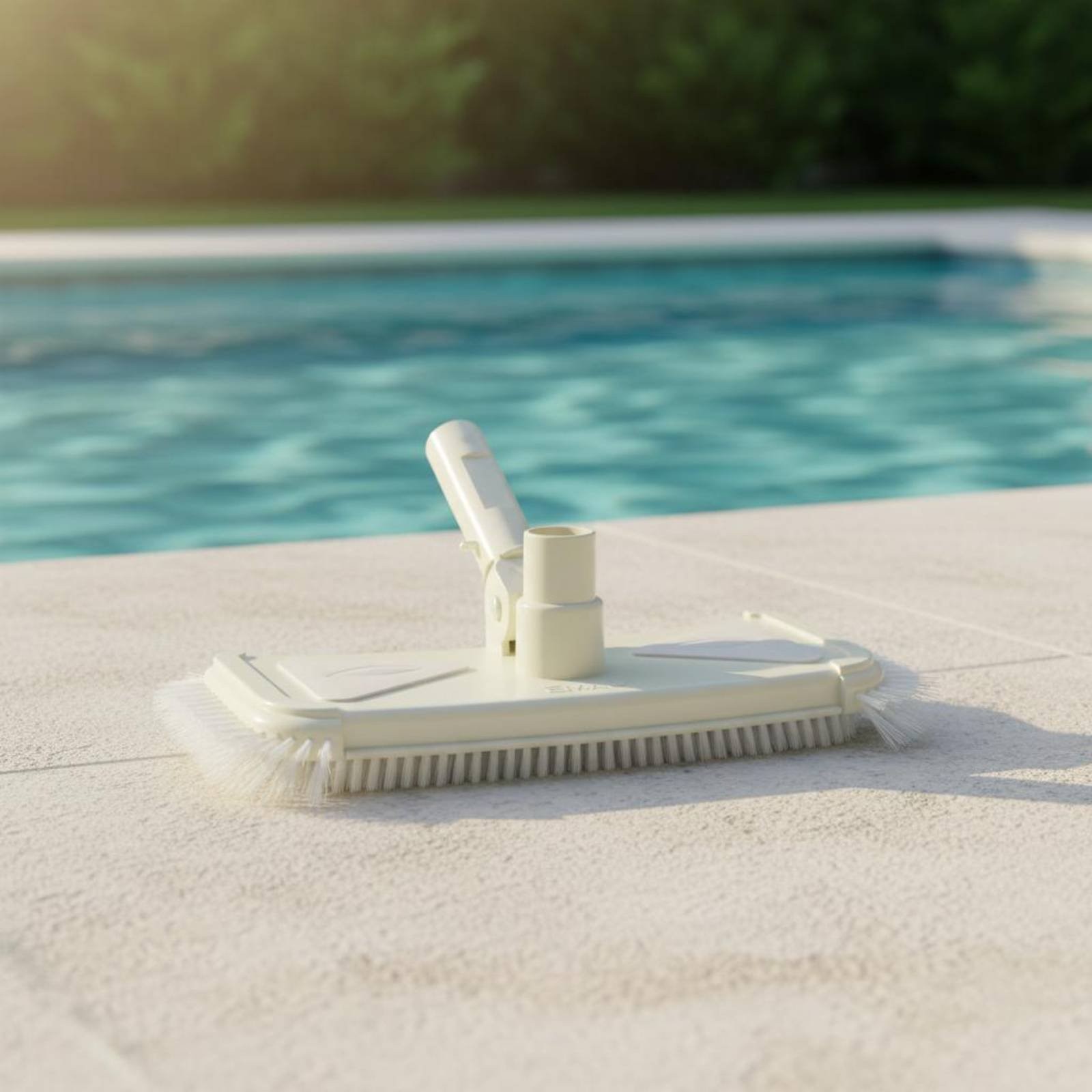 Pool Vacuum Head with Brush Bottom Cleaning Wide Pool Vacuum Head