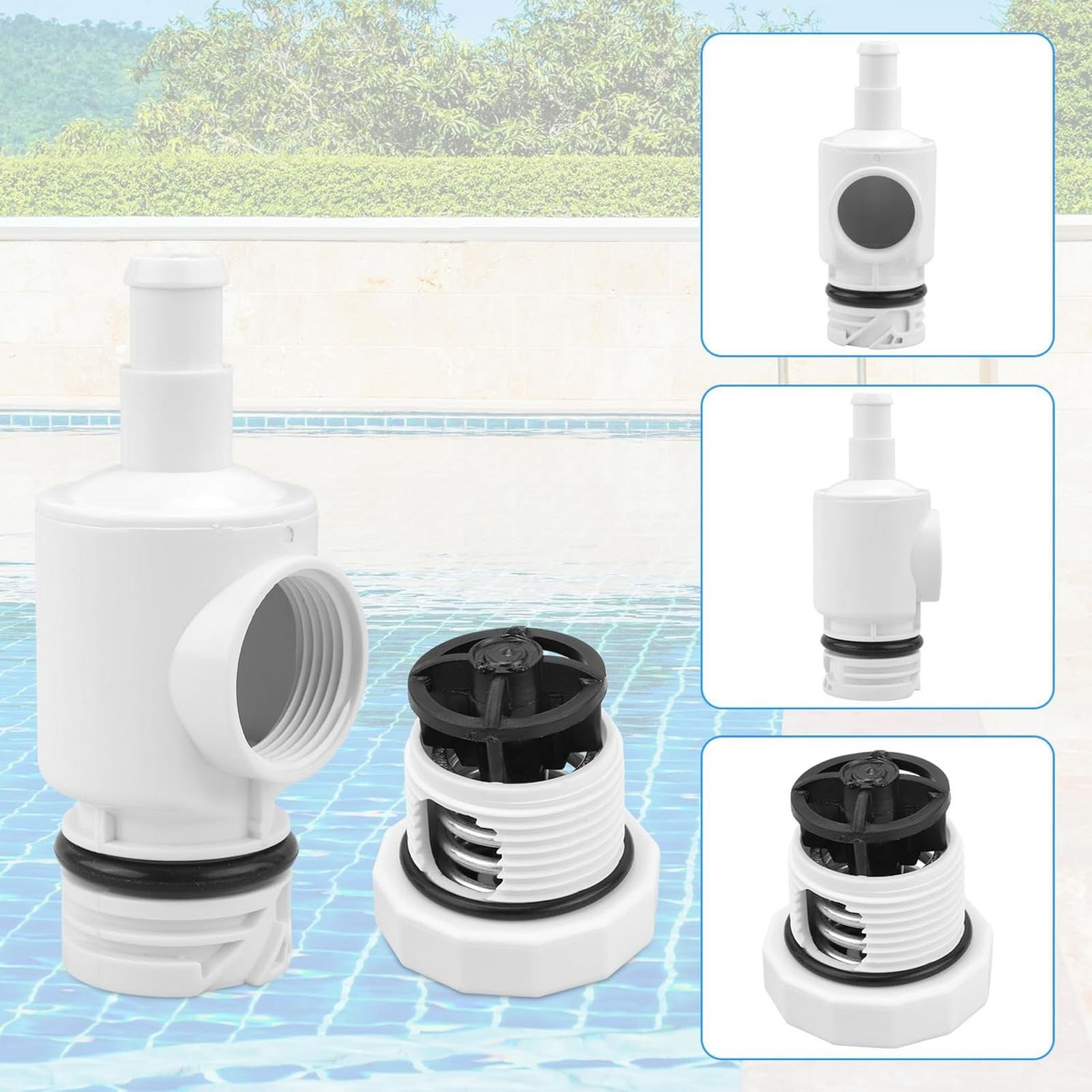 For Polaris Pool Cleaner UWF Quick Disconnect & Pressure Relief Valve 9-100-9002