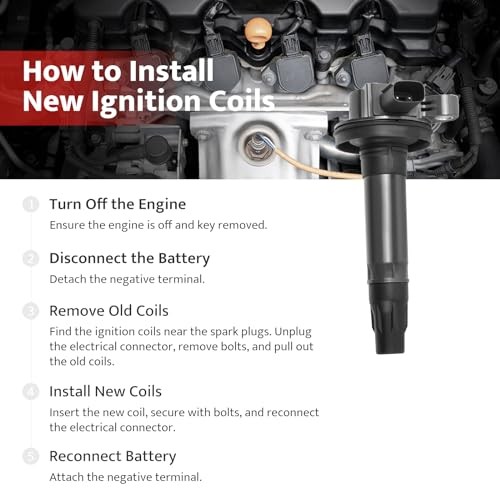Ignition Coil Pack Replacement for 3.5 3.7 V6 Ford Edge Explorer F150 Flex MKS