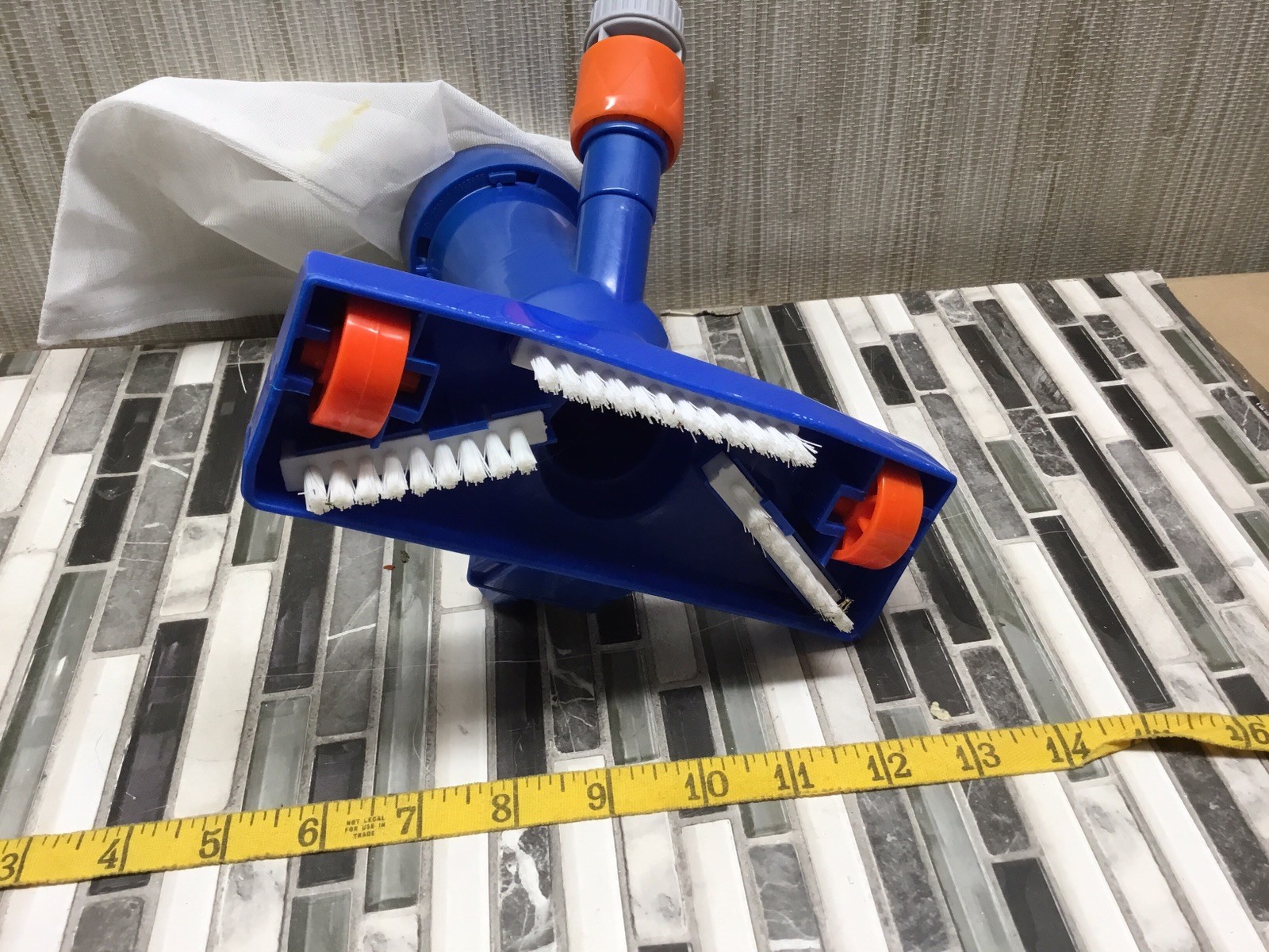 Pool Vacuum Head w/ Brush Bag Cleaning Kit Filter Swimming (2 Vacuum Heads)