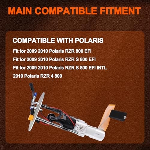 47-1019 Fuel Pump Assembly Compatible with Polaris RZR 800 2008-2010, RZR S