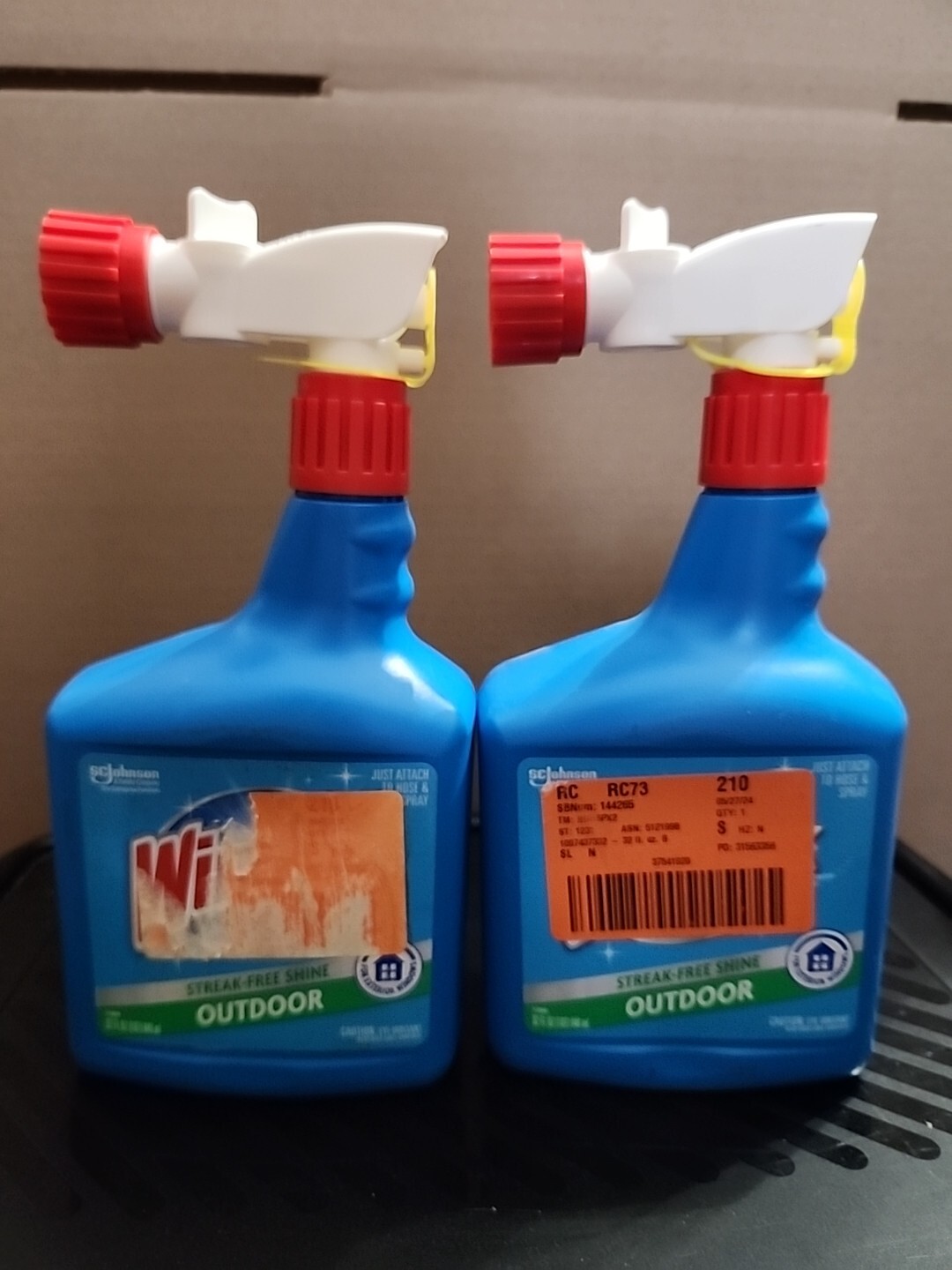 2 pack Windex Concentrated Outdoor Glass Cleaner with Hose Attachment (BL-)