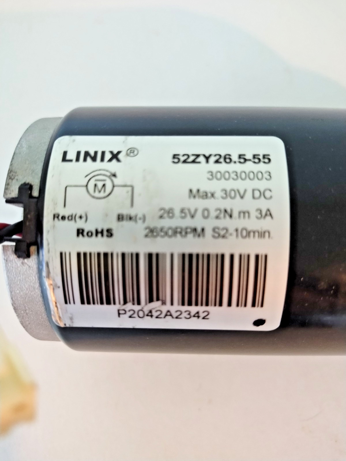 OEM Polaris 9450 9550 Linix 52ZY26.5-55 26.5V DC Drive Motor Tested Ohms