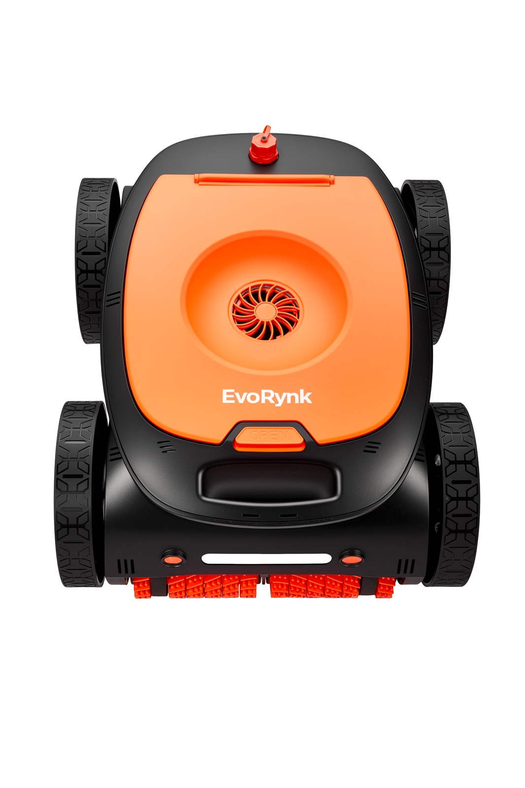 Orange Robotic Pool Cleaner for Inground Pools Underwater Remote & APP Control