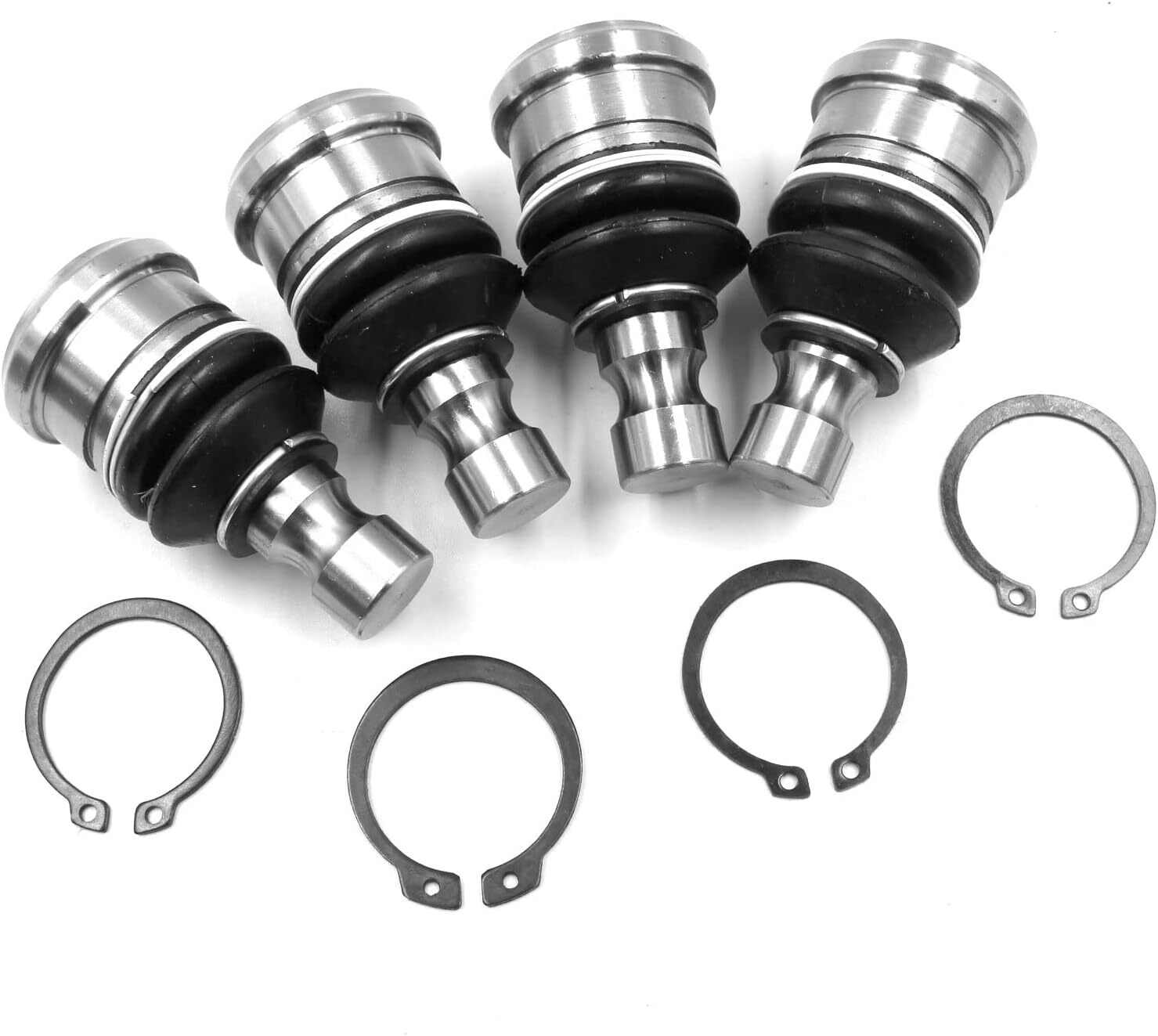 Upper and Lower Front Ball Joint 4 Pcs Compatible with Polaris RZR 570 800