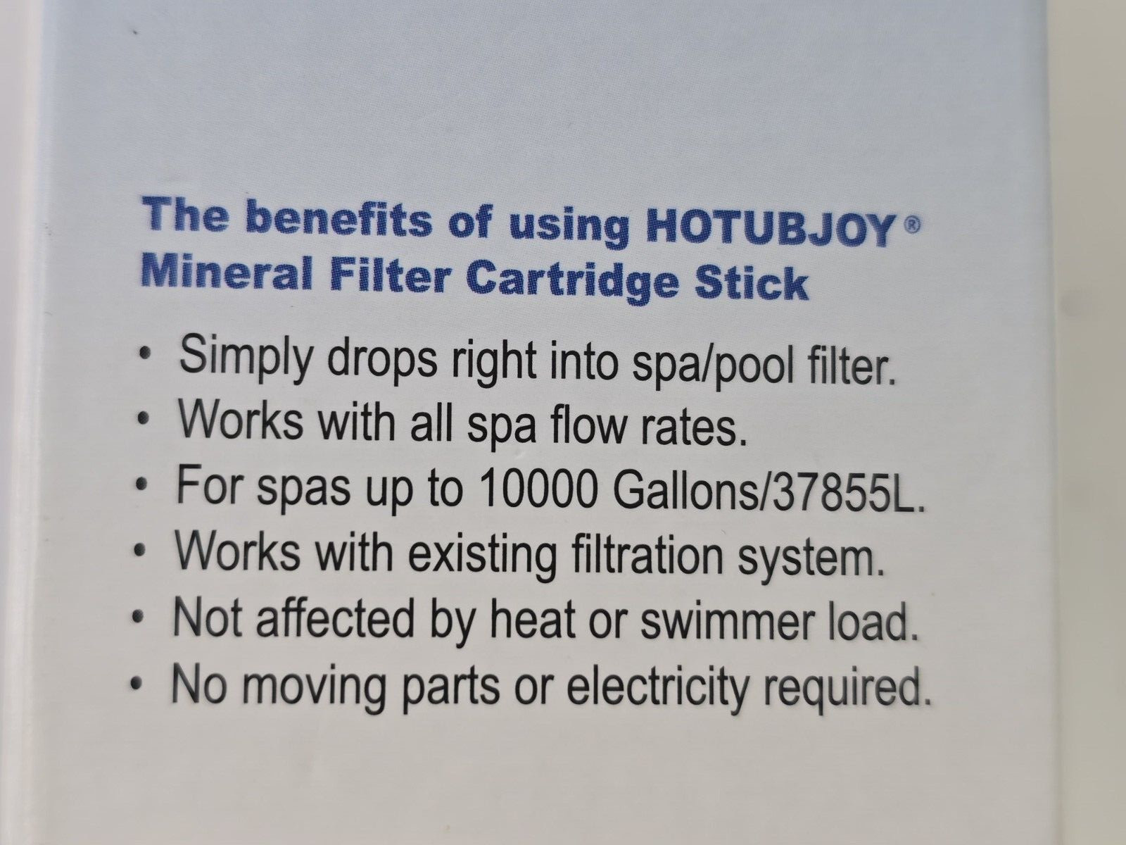 HOTUBJOY Mineral Cartridge Stick for Spa & Pool 3-Pack