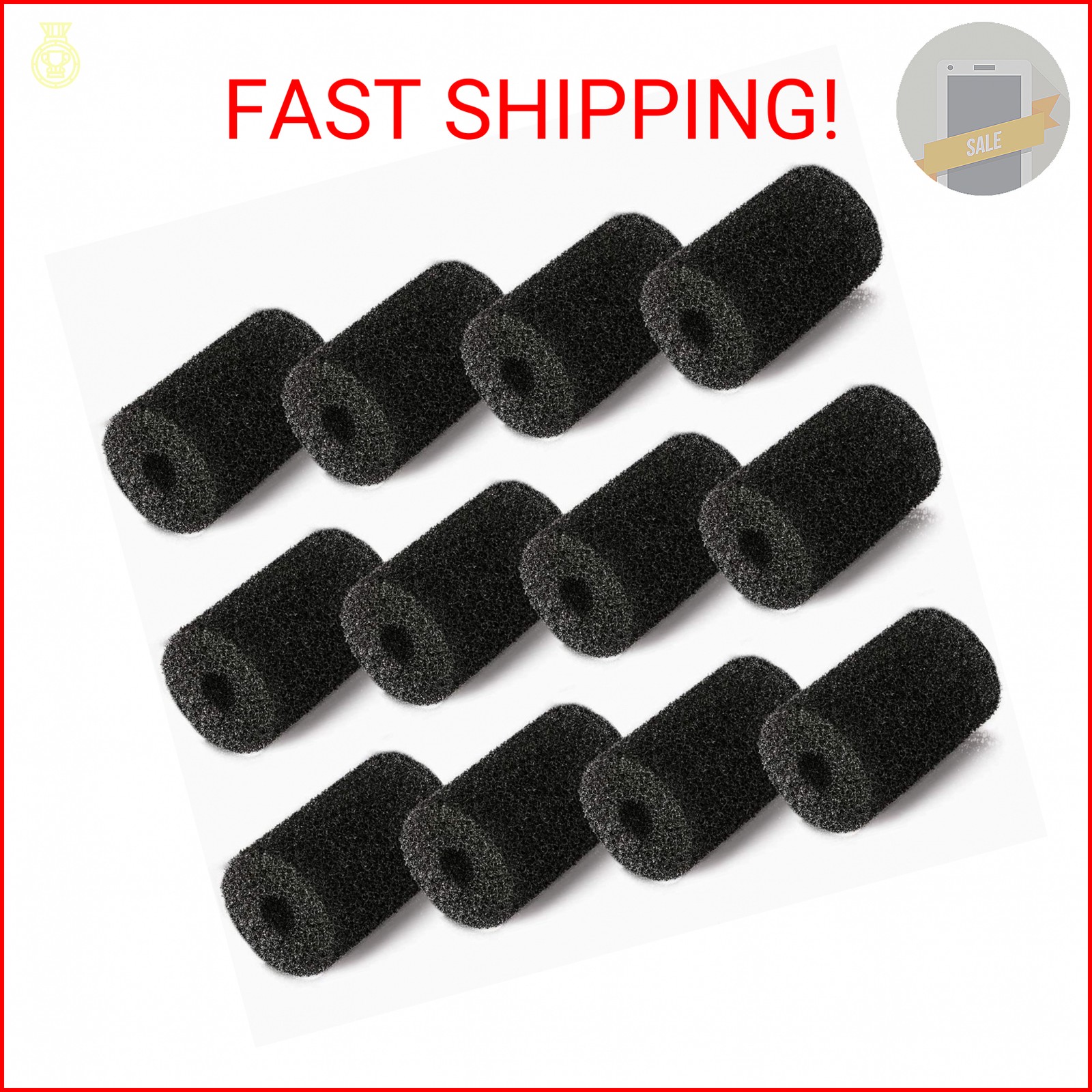 MUSCCCM for Polaris Pool Cleaner Parts, 12 Pack Sweep Hose Tail Scrubbers Replac