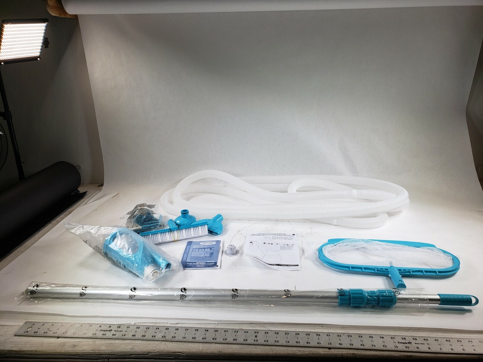 (LOT OF 3) Intex 28003E Blue White Deluxe Above Ground Pool Maintenance Kit