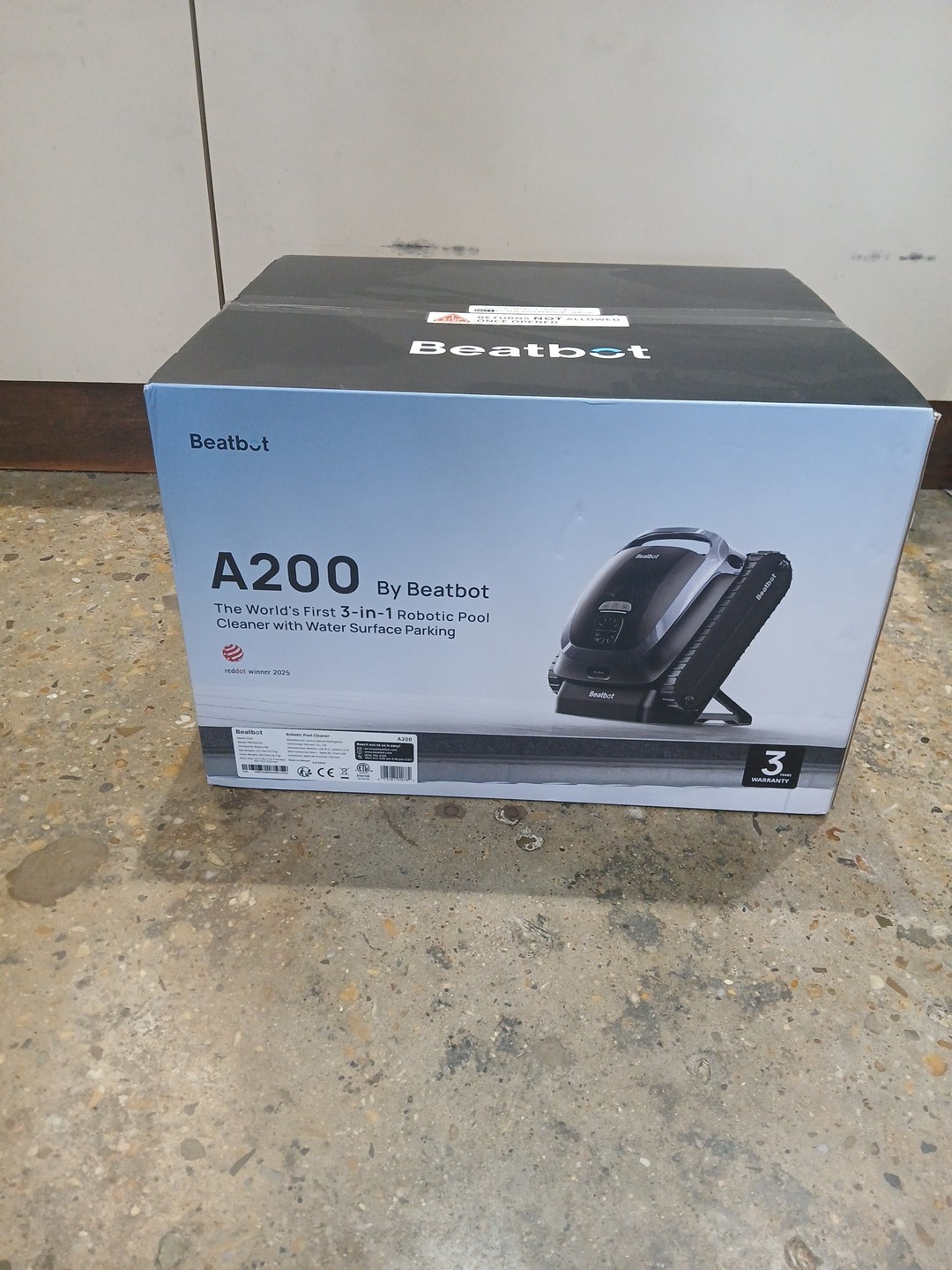 Beatbot A200 3-in-1 Robotic Pool Cleaner Black – New In Box