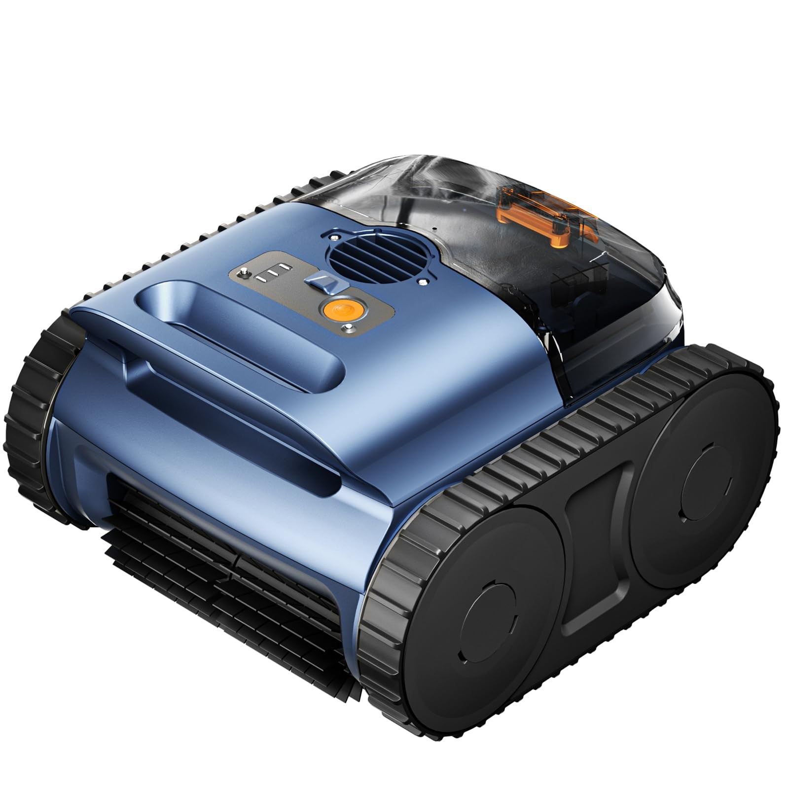 Cordless Robotic Pool Vacuum Sonar Navigation Wall Climbing 150Min Runtime