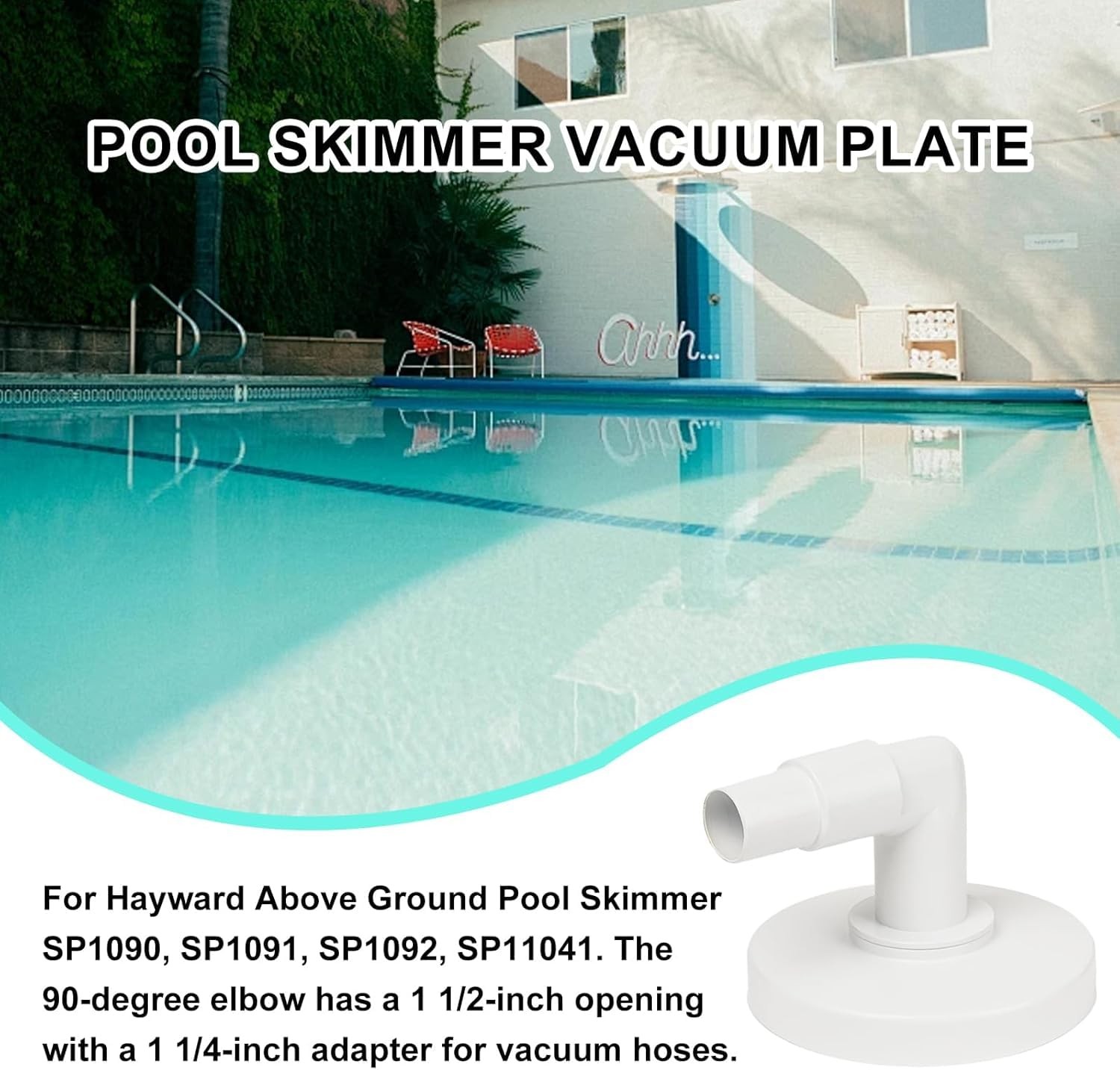 SP11041 Pool Skimmer Vacuum Plate for Hayward Swimming Pool Skimmer SP1090, S…