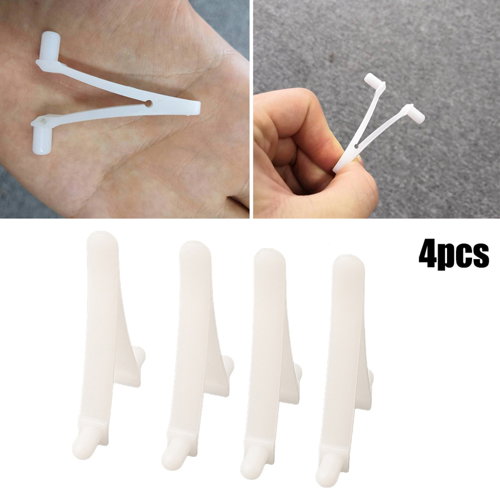 4 X V Style Wishbone Spring Clip For Swimming Pool Telescopic Poles V-clip