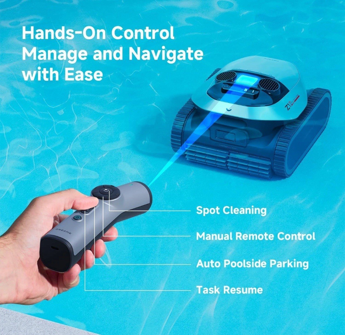 DREAME Z1 Pro Cordless Robotic Pool Cleaner LiFi APP Control Auto-Retrieval ｜New