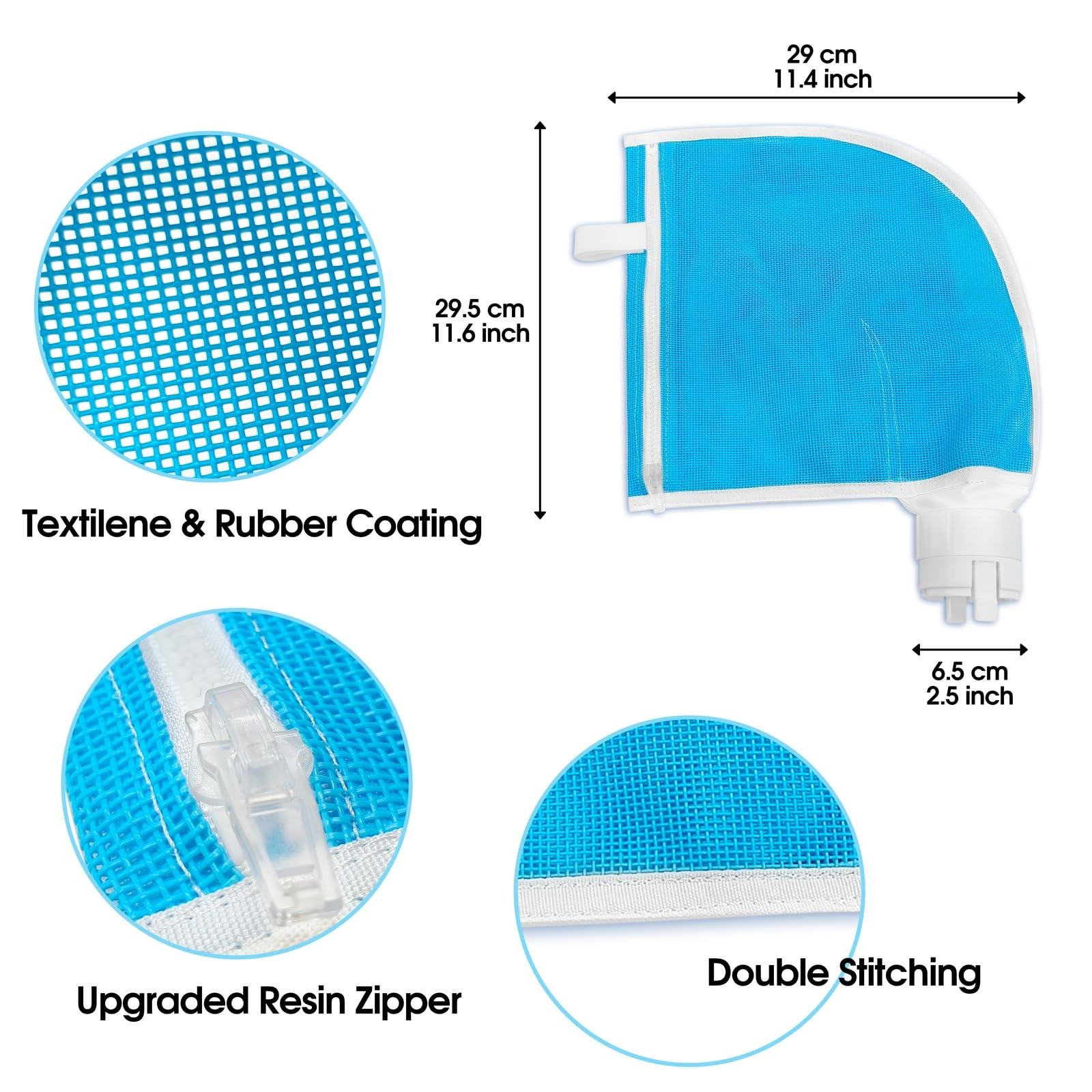 360 Pool Cleaner Leaf Bags with Zipper Larger Capacity 9-100-1012 Replacement…