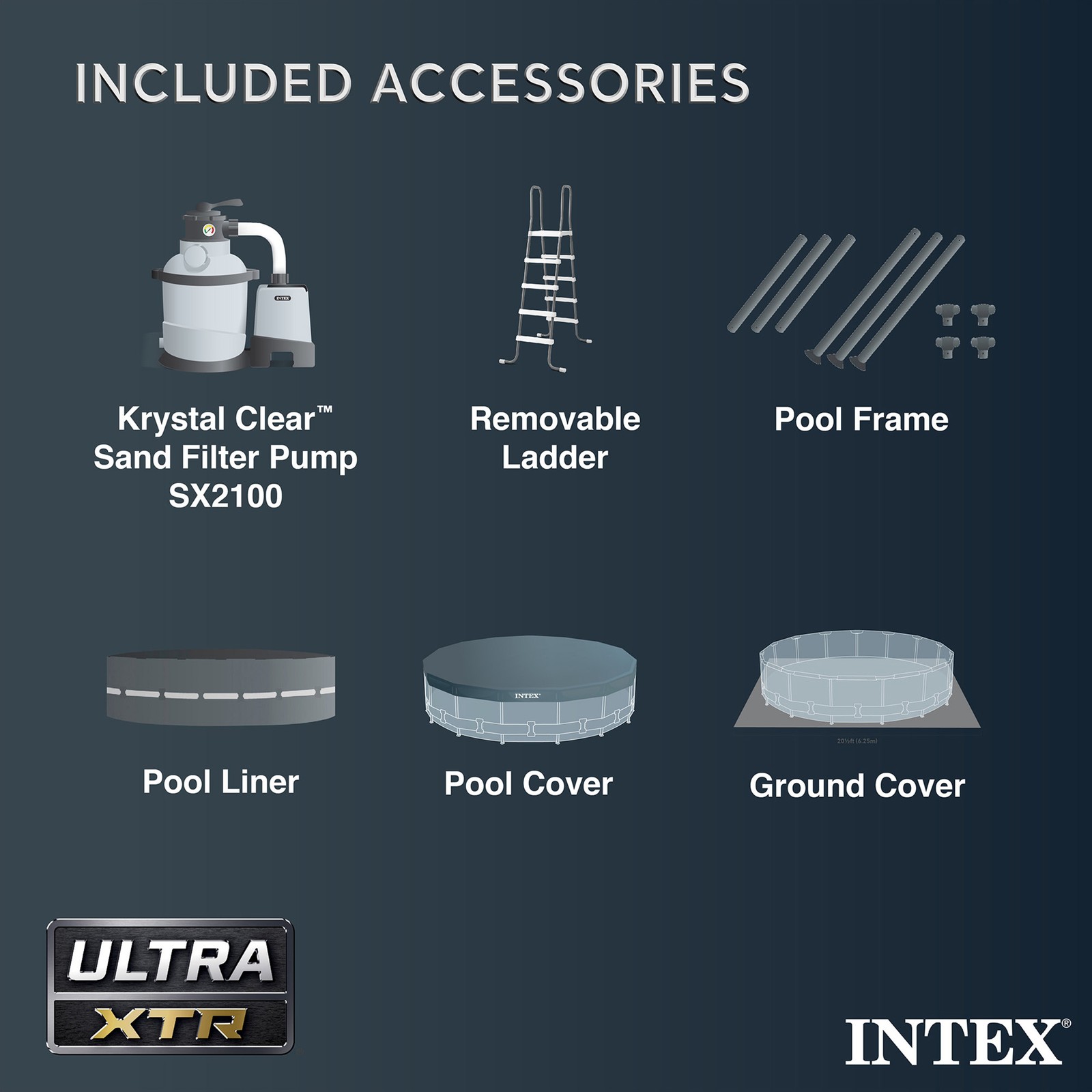 Intex ZX100 Auto Pressure Side Pool Cleaner with Ultra XTR Frame Swimming Pool