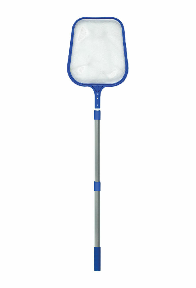 Swimline Leaf Skimmer with 4&prime; Adjustable Aluminum Telescopic Pole water Pool Net
