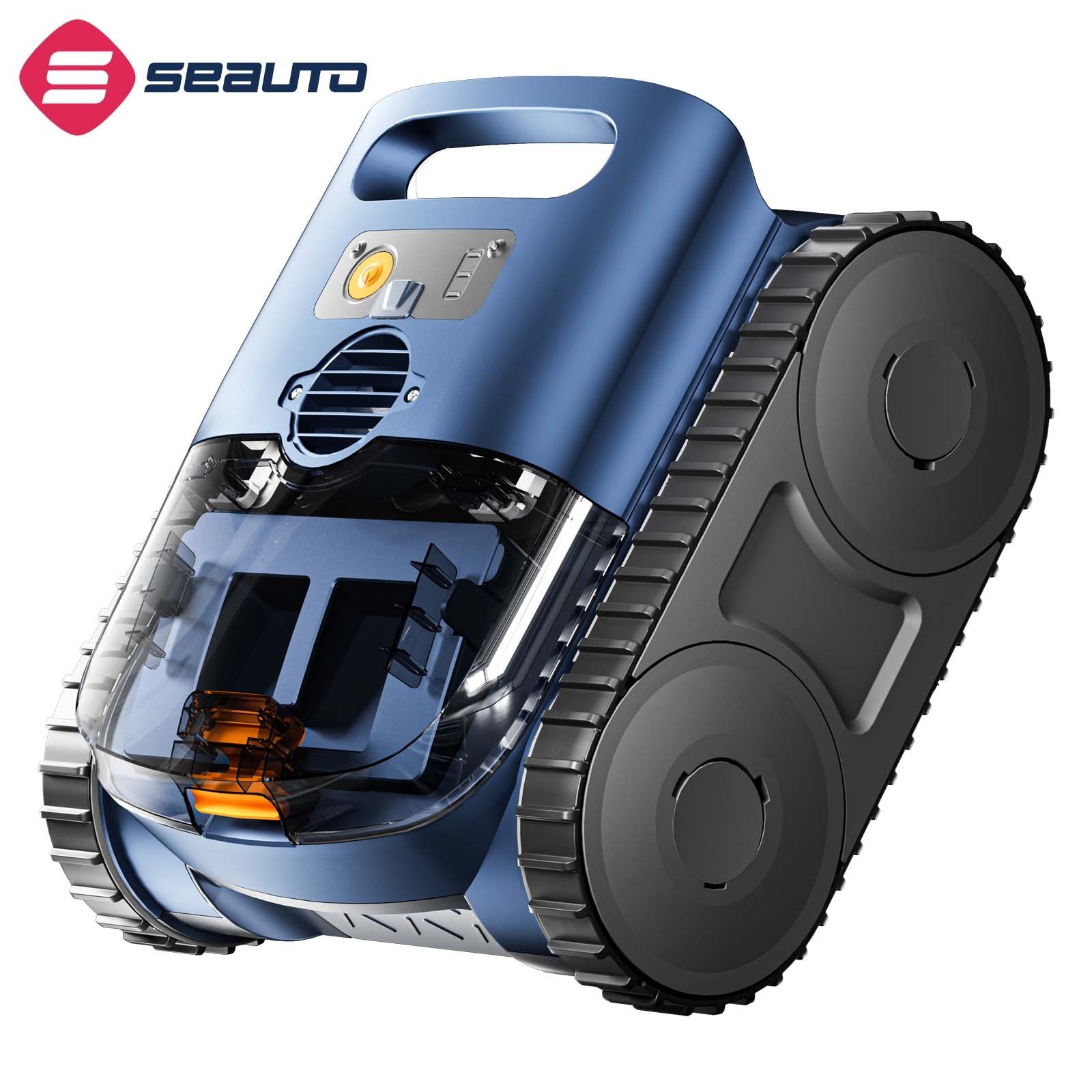 Seauto Robotic Pool Vacuum Cleaner Floor-Wall- Waterline Clean For ground Pools
