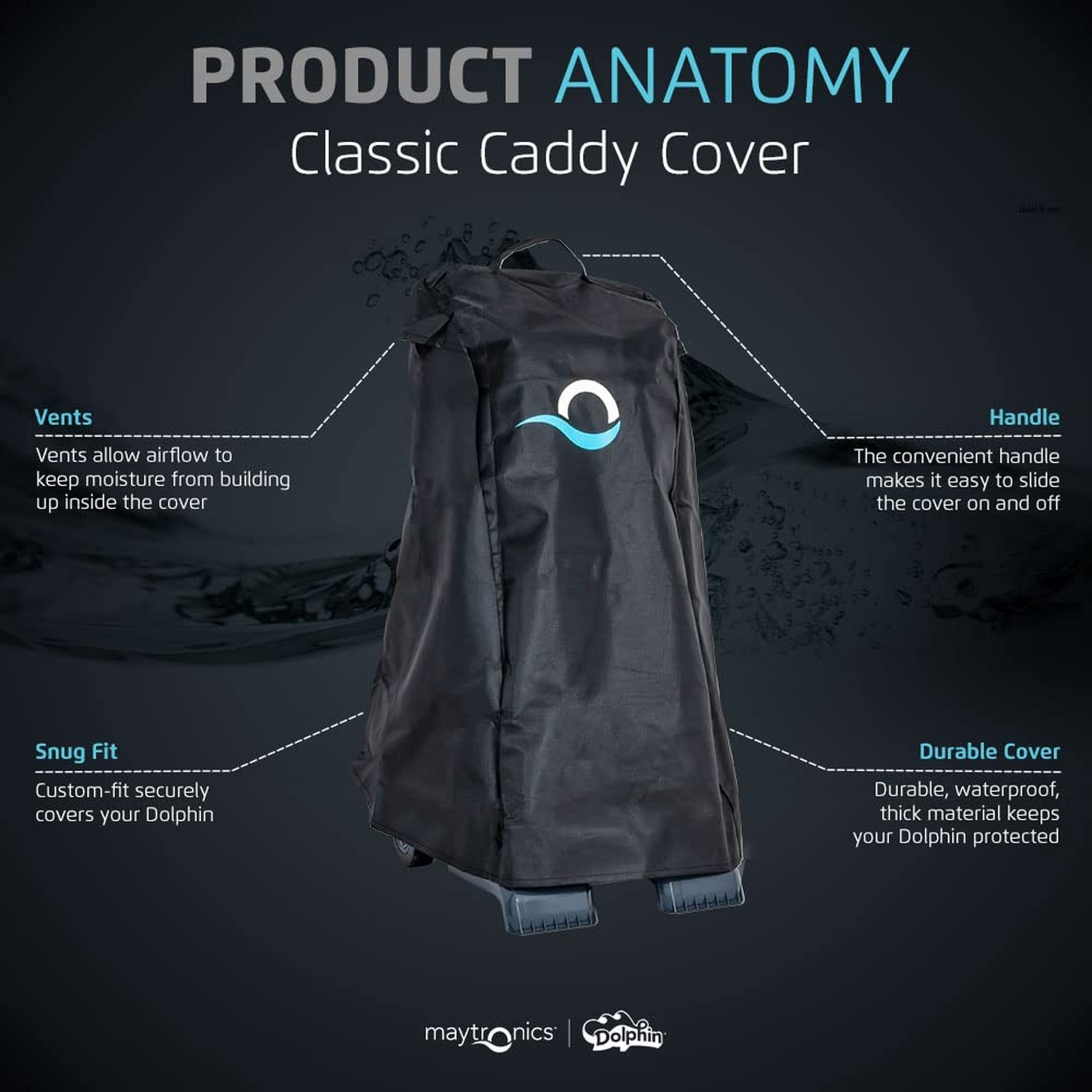 Dolphin Genuine Accessory Classic Caddy Cover for Universal Caddy Year-Round …