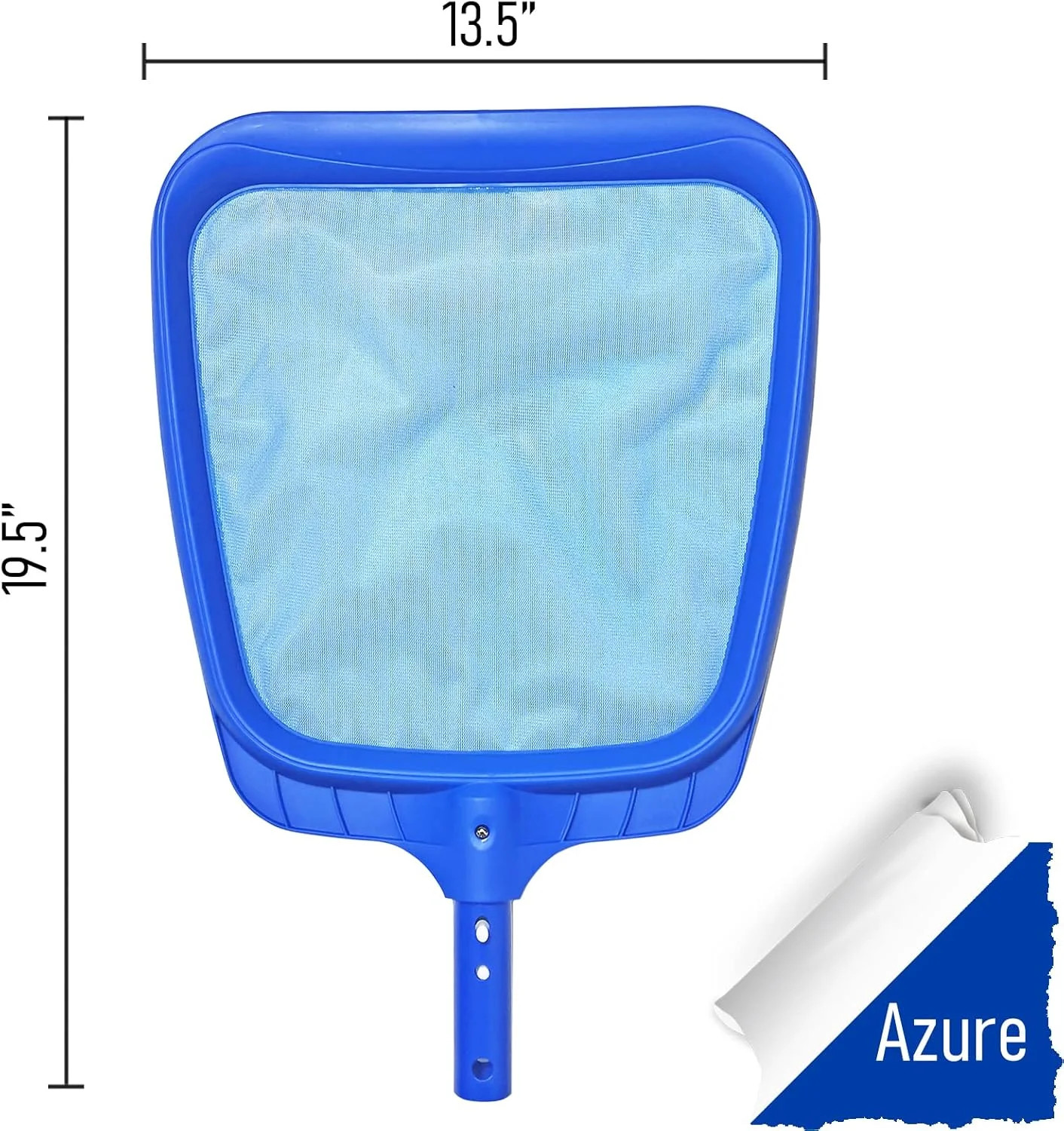 Poolvio Heavy Duty Swimming Pool Leaf Skimmer Net with Strong Reinforced Handle