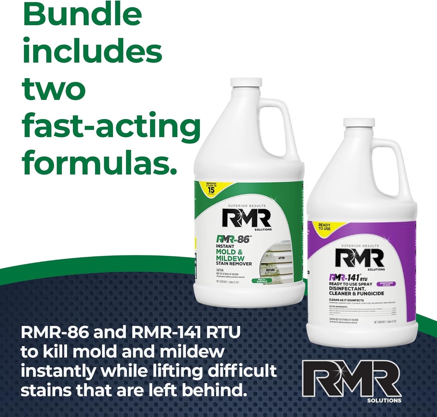 RMR Brands DIY Mold Remover Bundle – Complete Mold Killer & Stain Remover Bun…