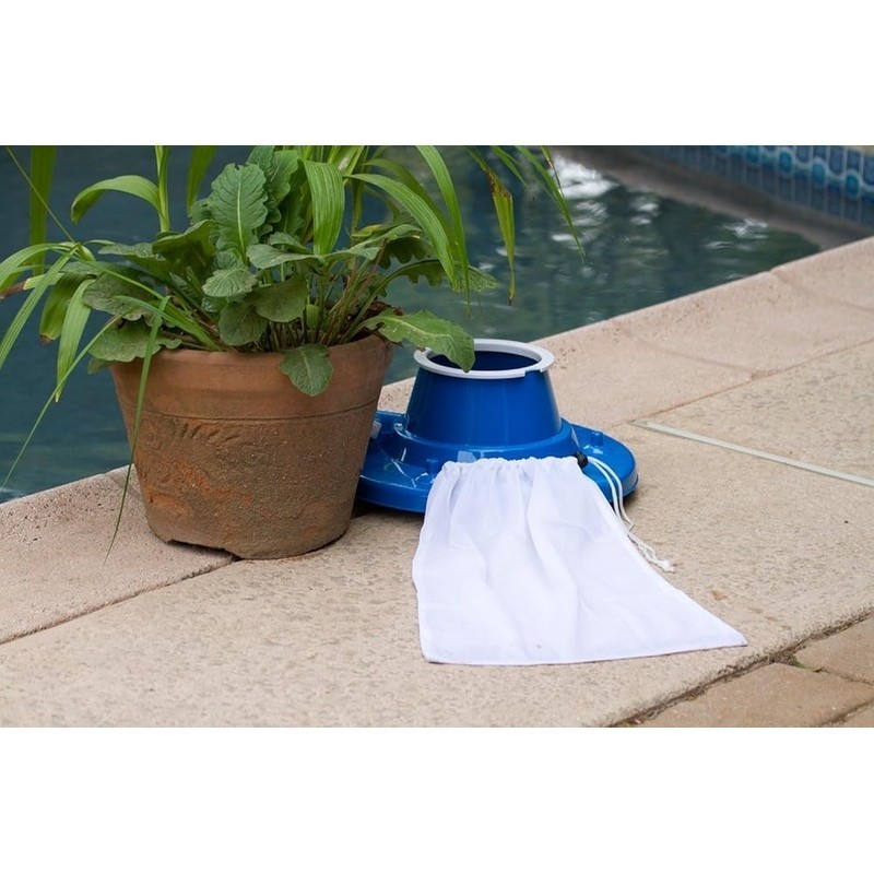 Heavy Duty Pool Vacuum W/ 8 Water Jets Multi-Directional Wheels Leaves Debris US