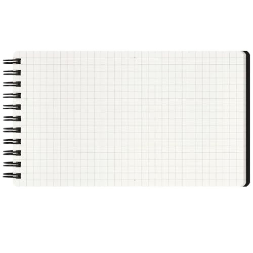 Mnemosyne Notebook- Horizontal 3.94&Prime; x 7.09&Prime; 3.94&Prime; x 6.69&Prime; (Squared) Grid