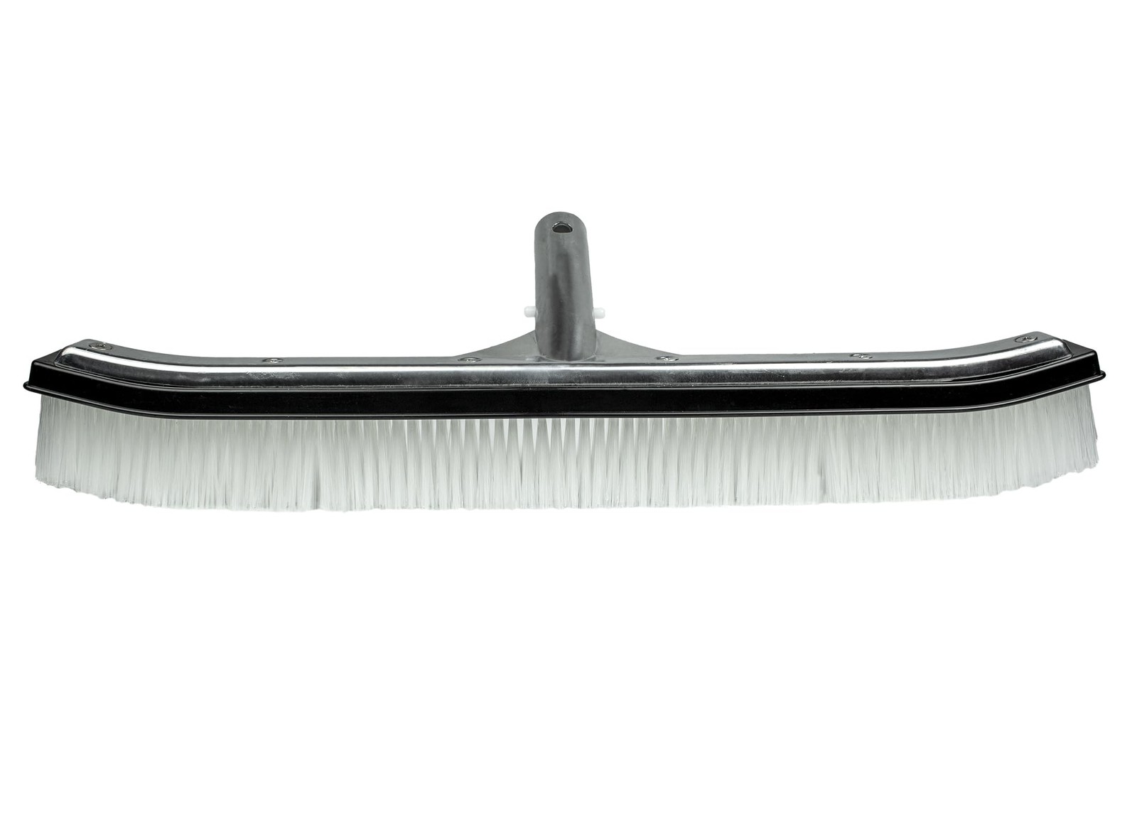 18Inch Pool Wall Brush Aluminum Back, Nylon Bristles for Inground Pools