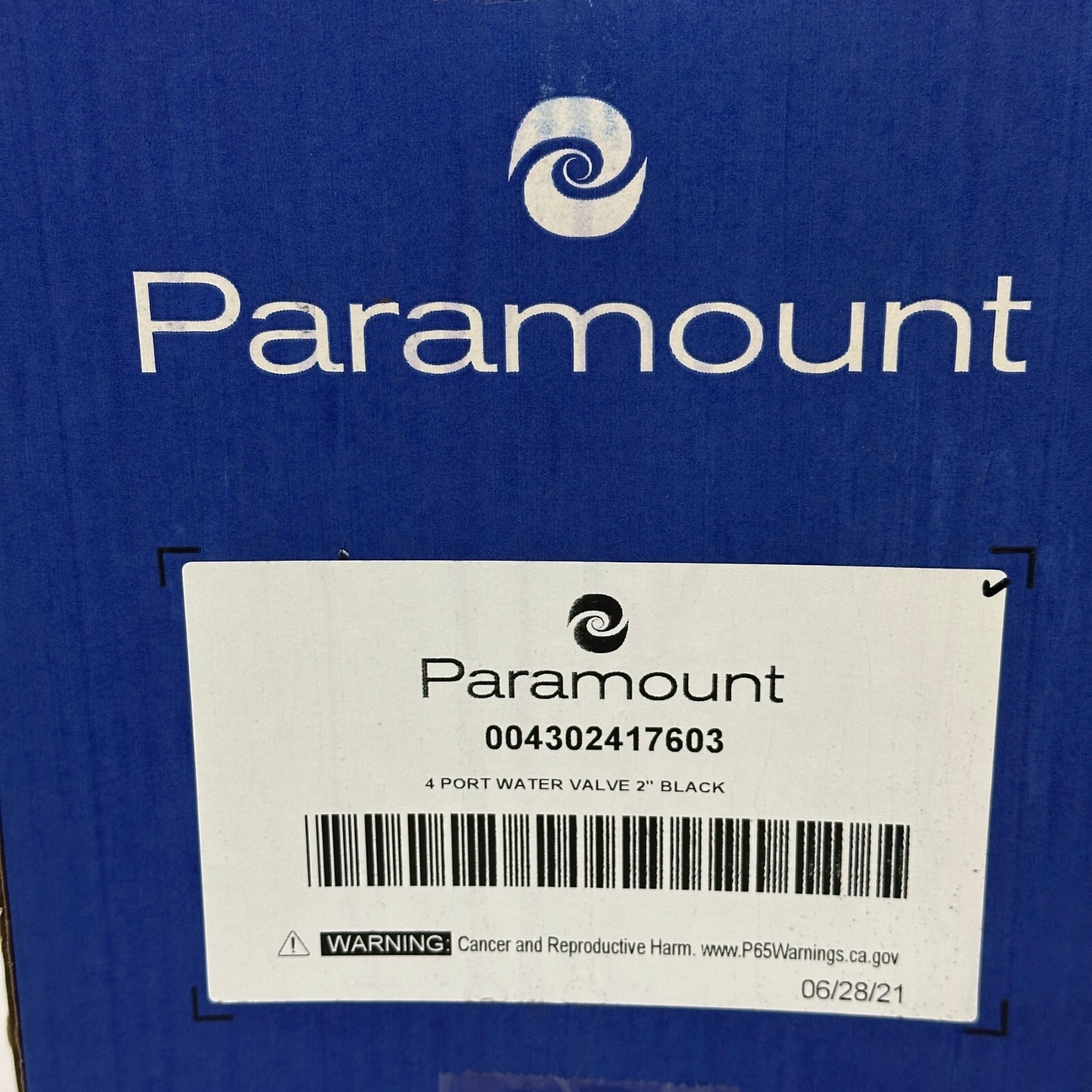 Paramount Pool Cleaning 4 Port Water Valve Module with Sheel 2in 004-302-4176-03