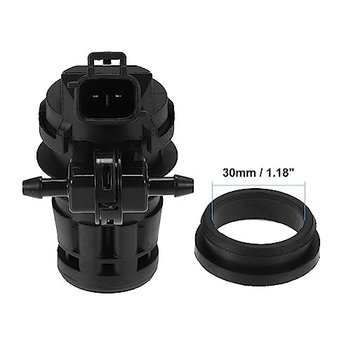 Car Windshield Washer Motor Pump Fit for Mazda 3 – Pack of 1 Black