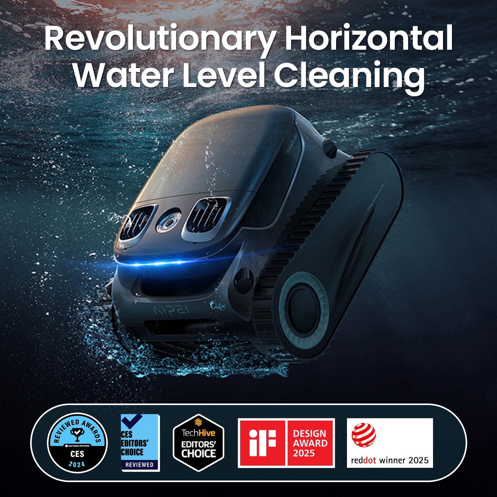 AIPER S1 pro Pool Cleaner Robotic Pool Vacuum for All Types Pools