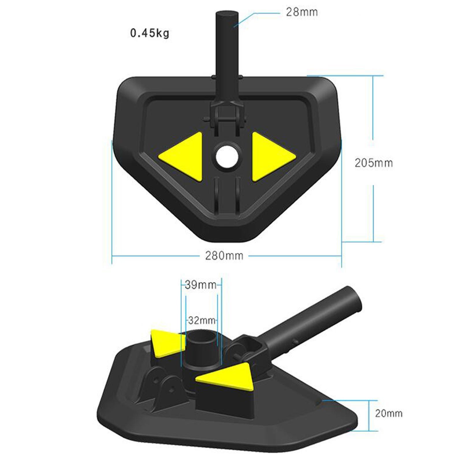 Vacuum Head Pool Cleaning Head Weighted for Swimming Pool Brush Accessories