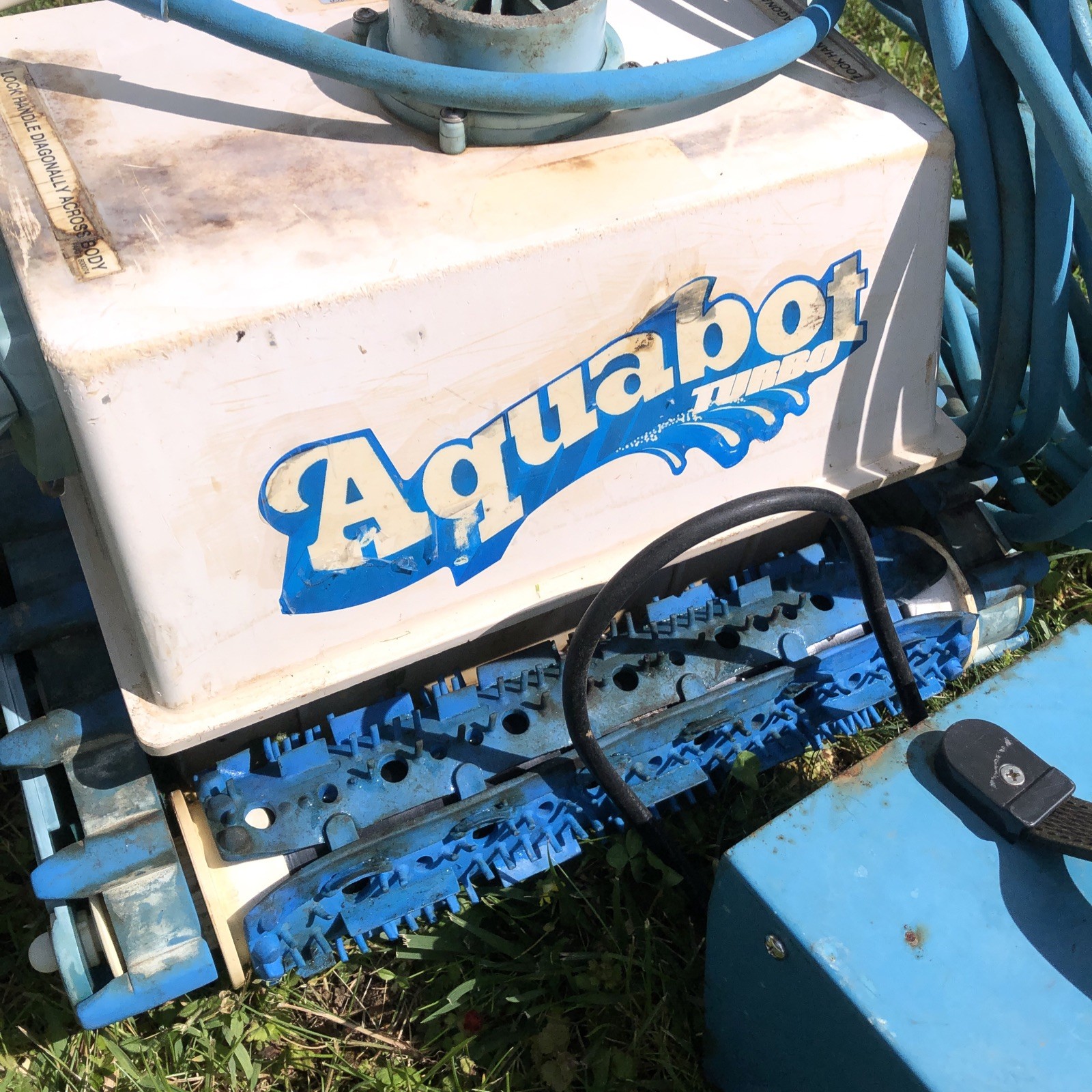 Vintage Aquabot Turbo For Parts Or Repair With Power Supply