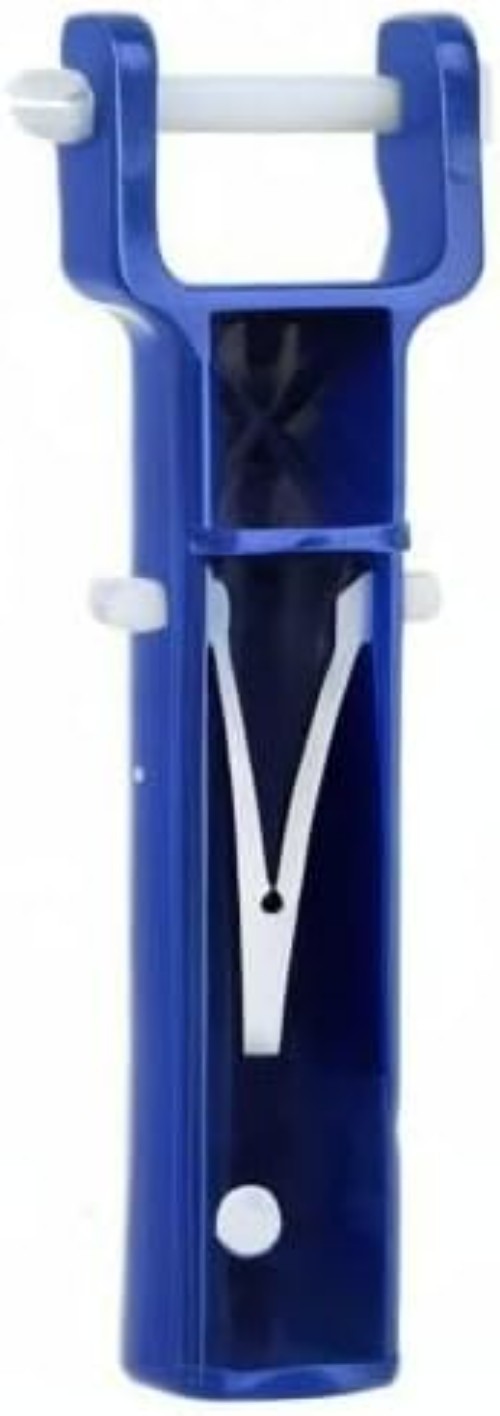 Efficient Pool Vacuum Handle Replacement with V-Clip & Pin – Sturdy Blue Design