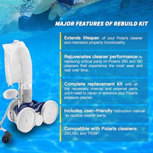 Polaris 280 Pool Cleaner Kit Replacement – Pool Cleaner Parts Fit for Polaris